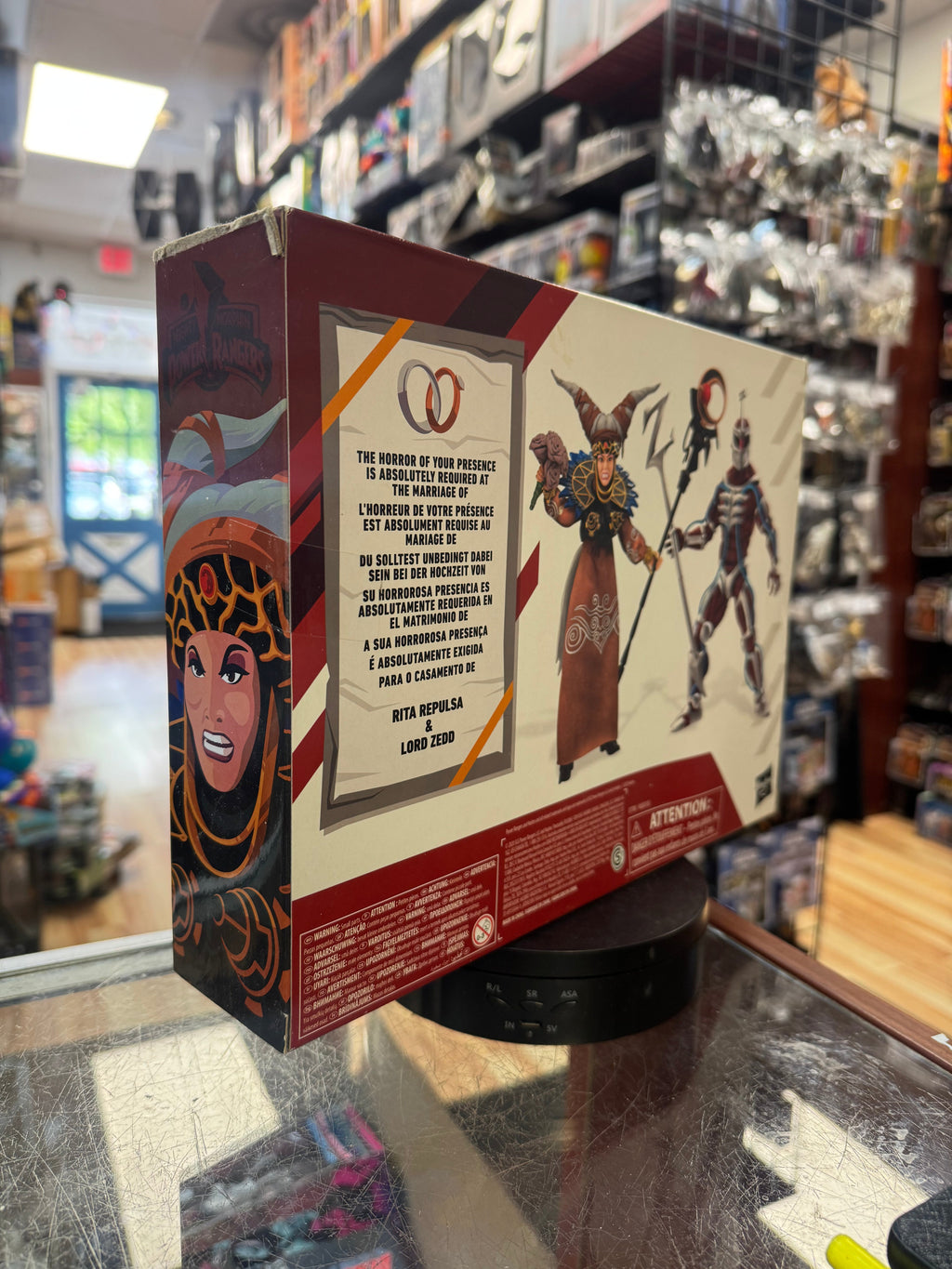Lord Zedd & Rita Repulsa 2 Pack (Power Rangers, Lightning Collection) SEALED product image 3, provided for visual reference