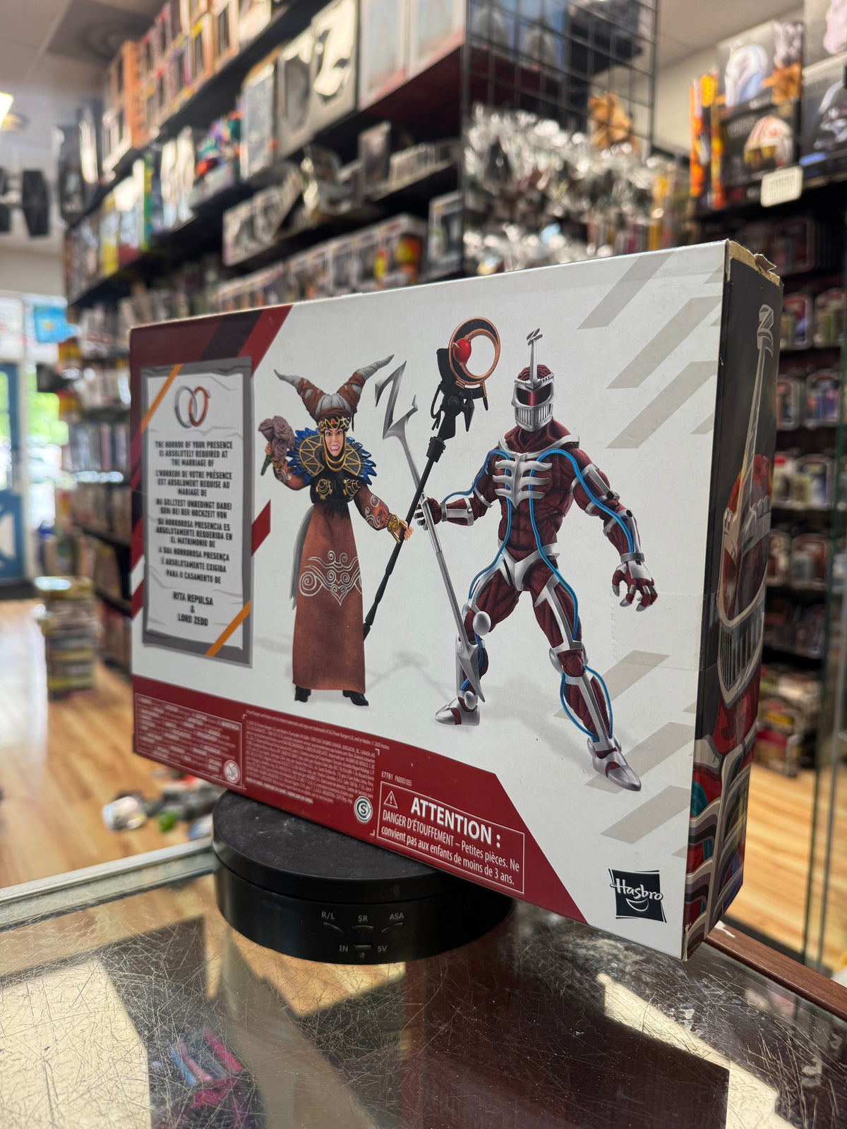 Lord Zedd & Rita Repulsa 2 Pack (Power Rangers, Lightning Collection) SEALED product image 4, provided for visual reference