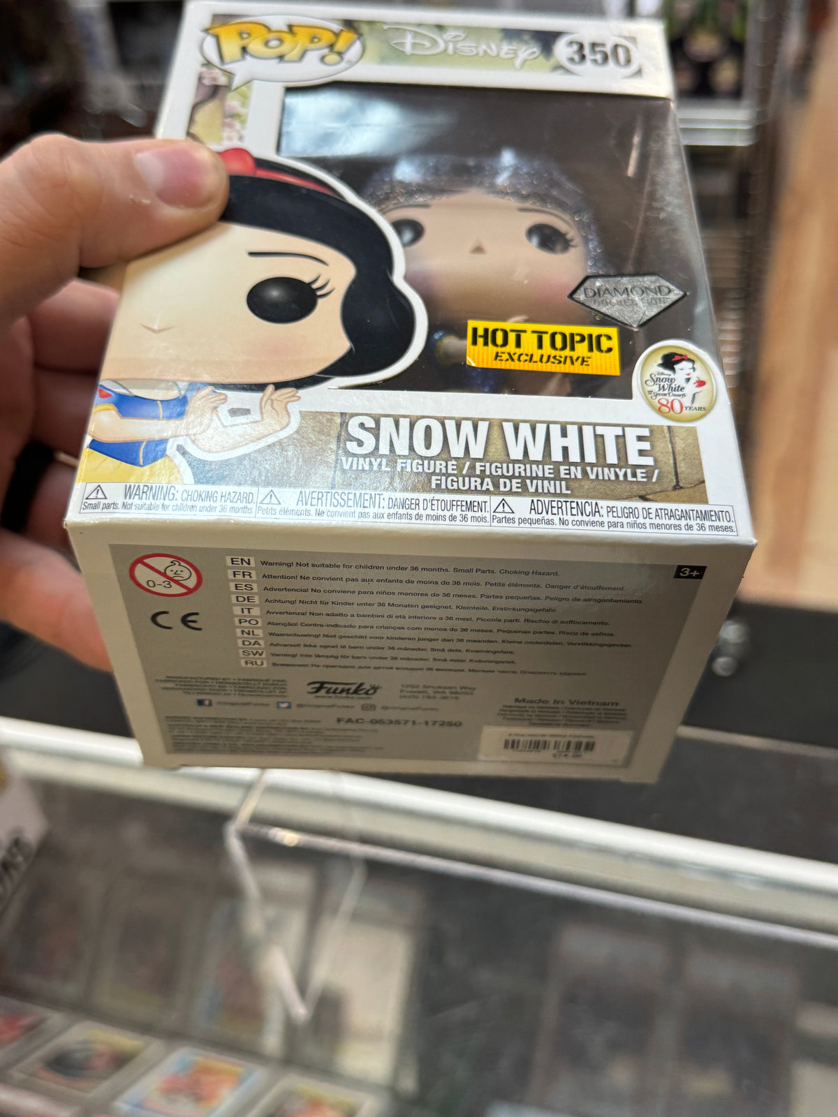 Diamond Snow White #350 (Funko Pop,Disney) product image 8, provided for visual reference and product detail review
