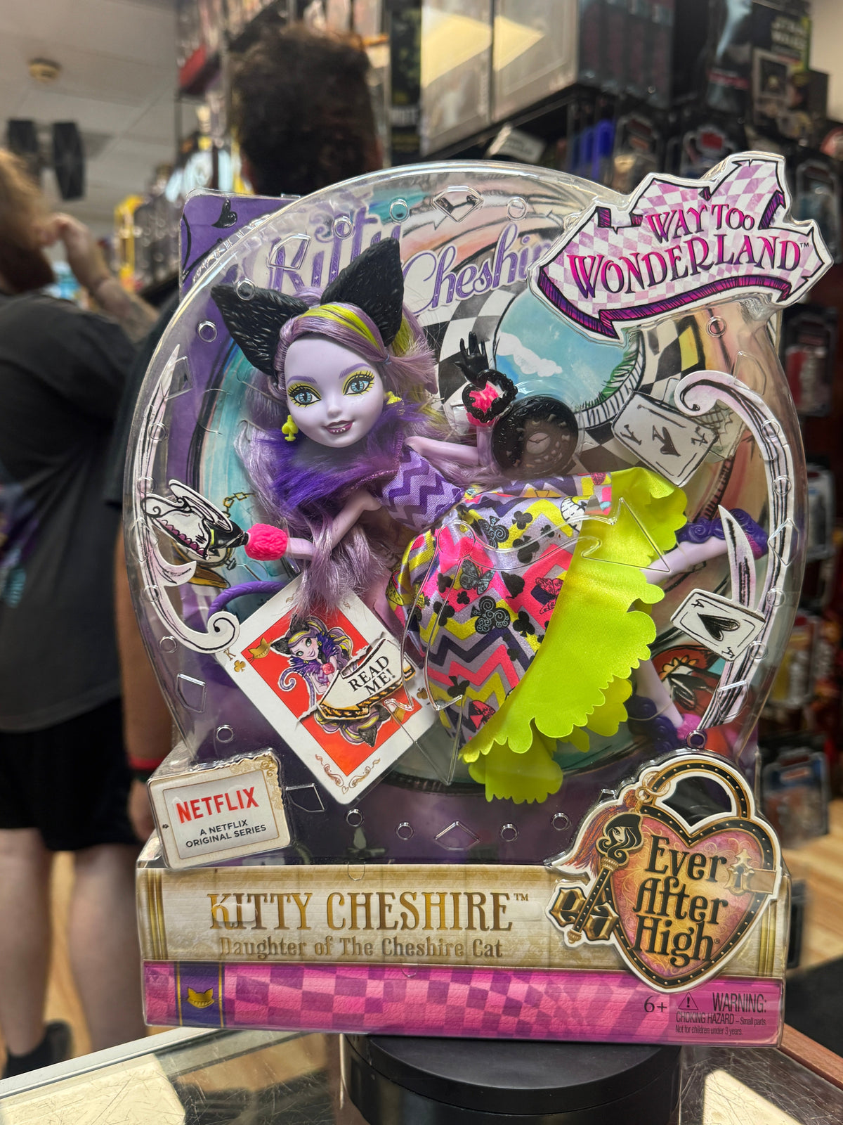 Ways to Wonderland Kitty Cheshire CJF41 (Ever After High, Mattel) SEALED product image 1, provided for visual reference and