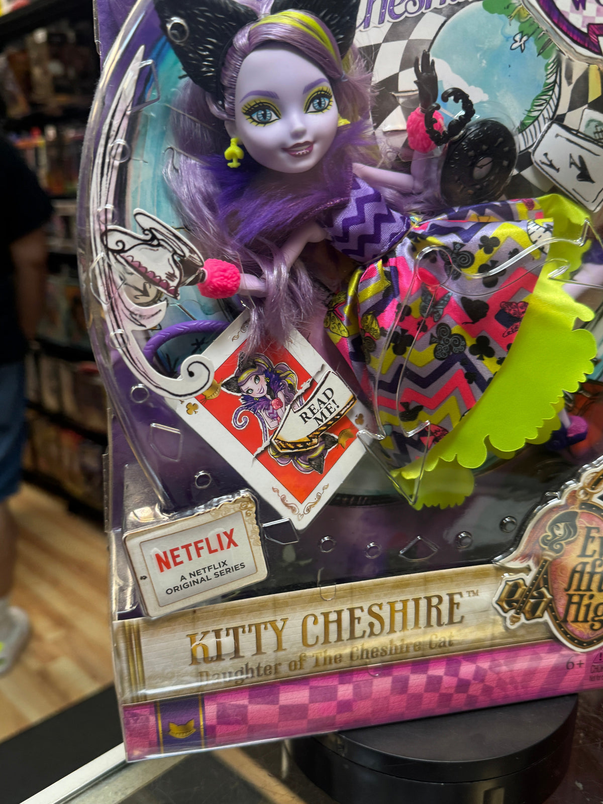 Ways to Wonderland Kitty Cheshire CJF41 (Ever After High, Mattel) SEALED product image 6, provided for visual reference and