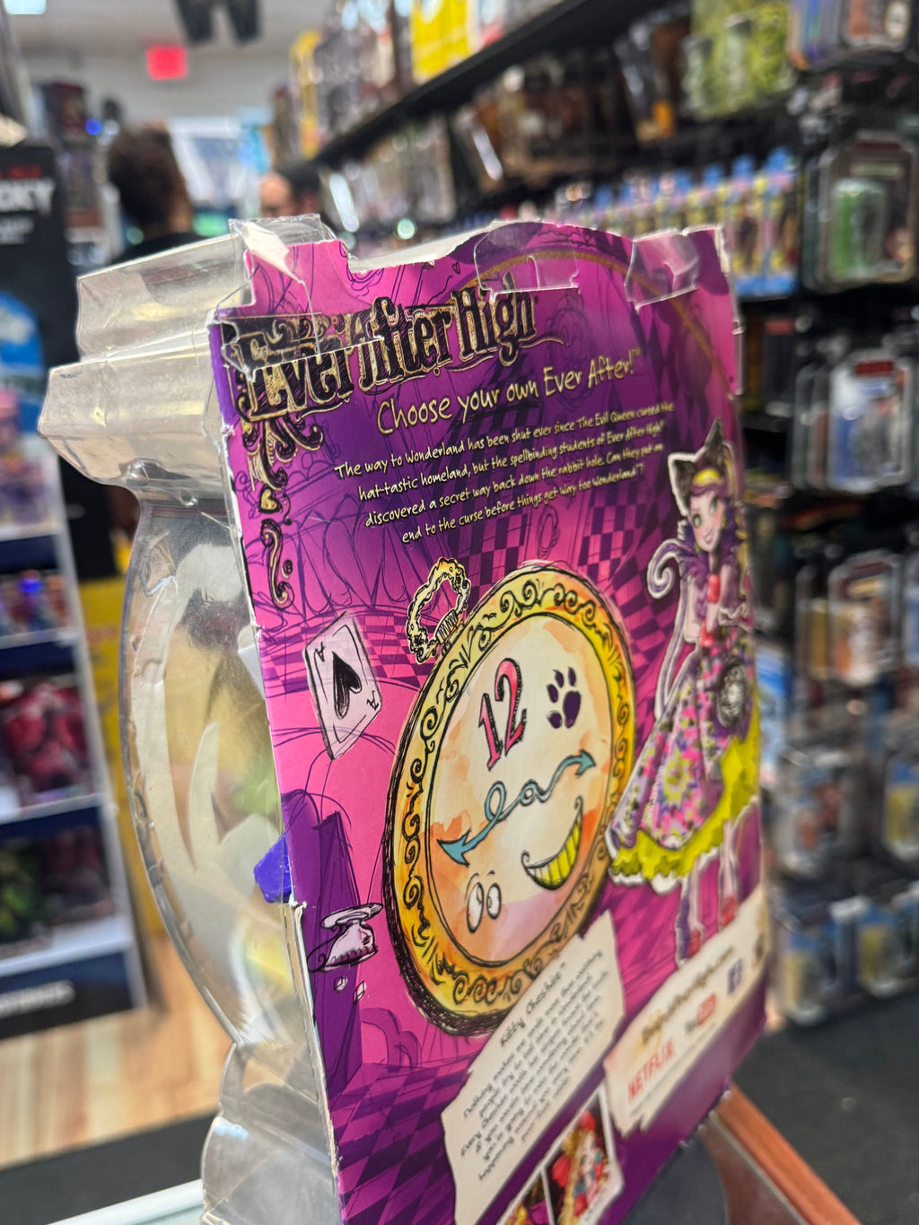 Ways to Wonderland Kitty Cheshire CJF41 (Ever After High, Mattel) SEALED product image 5, provided for visual reference and