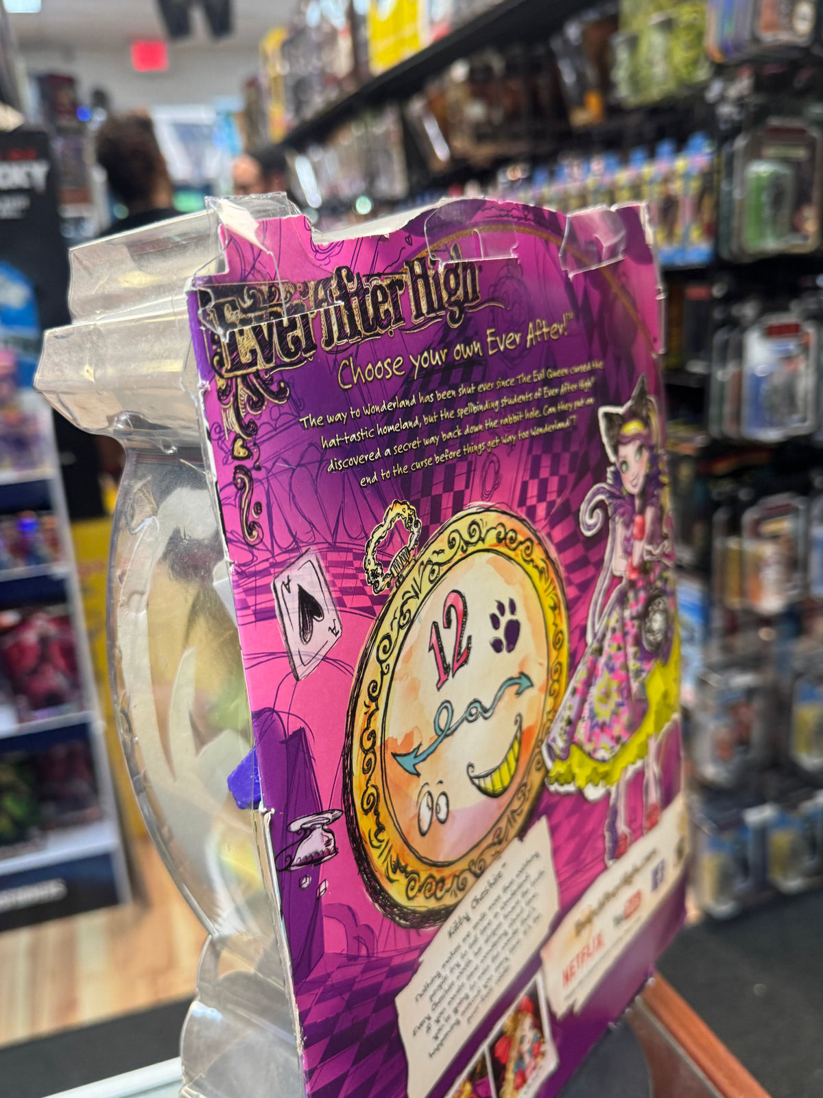 Ways to Wonderland Kitty Cheshire CJF41 (Ever After High, Mattel) SEALED product image 5, provided for visual reference and