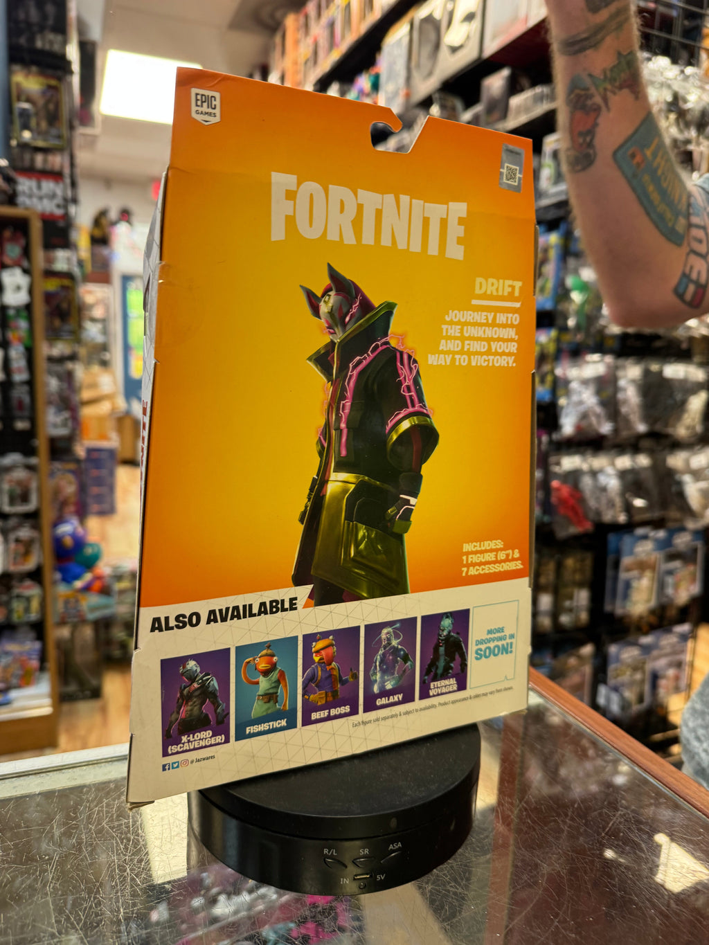 Drift 6" (Fortnite, Jazwares) **SEALED** product image 3, provided for visual reference and product detail review