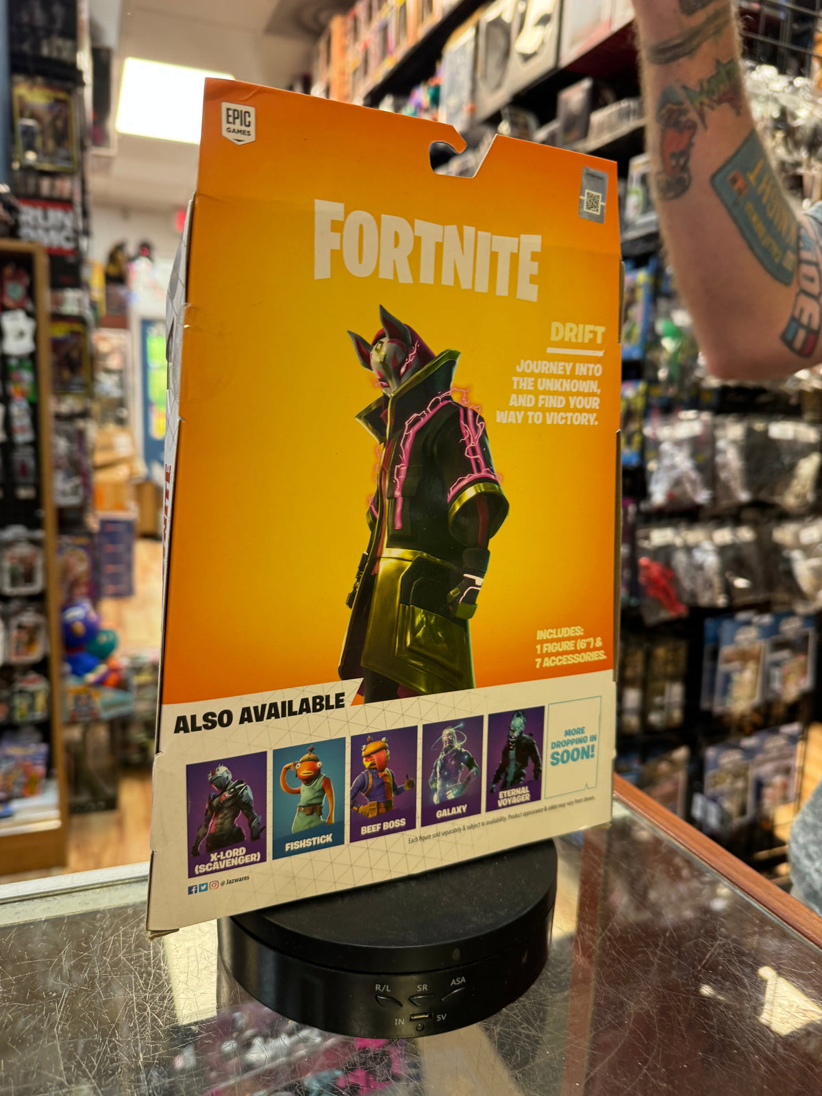 Drift 6" (Fortnite, Jazwares) **SEALED** product image 3, provided for visual reference and product detail review