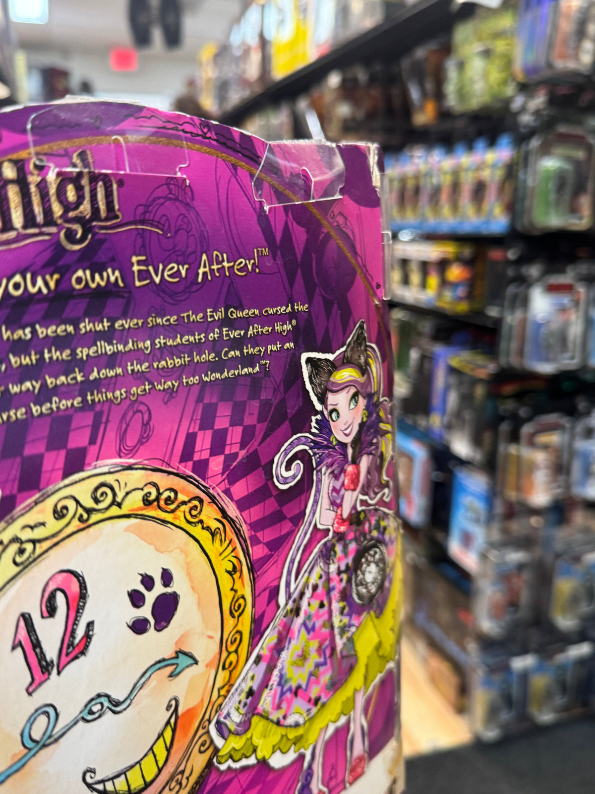 Ways to Wonderland Kitty Cheshire CJF41 (Ever After High, Mattel) SEALED product image 3, provided for visual reference and