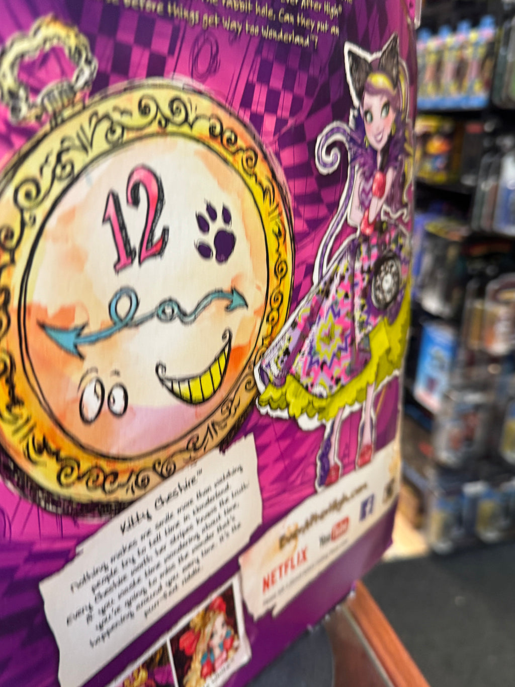 Ways to Wonderland Kitty Cheshire CJF41 (Ever After High, Mattel) SEALED product image 2, provided for visual reference and