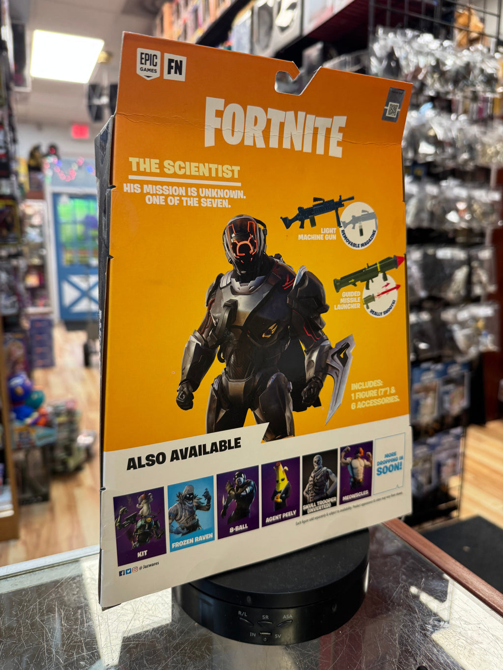 The Scientist 6" (Fortnite, Jazwares) **SEALED** product image 3, provided for visual reference and product detail review