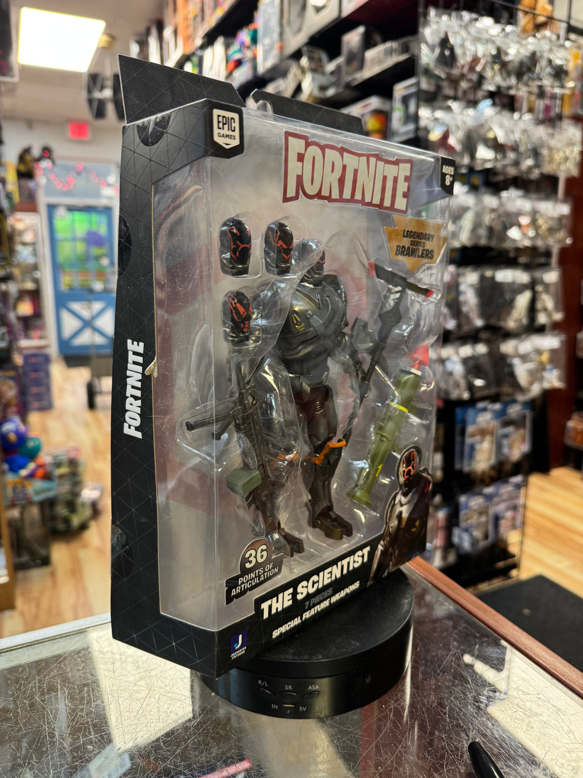 The Scientist 6" (Fortnite, Jazwares) **SEALED** product image 5, provided for visual reference and product detail review