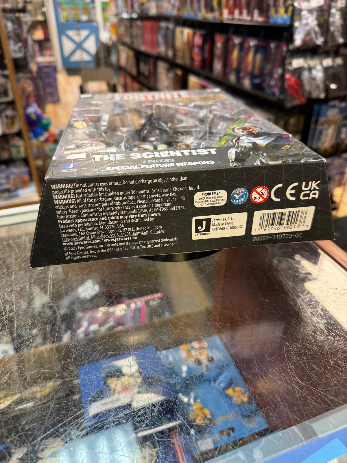 The Scientist 6" (Fortnite, Jazwares) **SEALED** product image 6, provided for visual reference and product detail review
