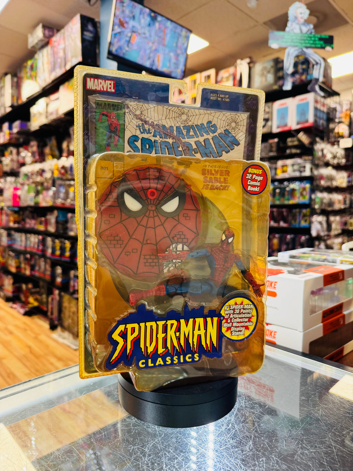 Spider-Man -Todd McFarlane- (Vintage Marvel Legends, Toybiz) *SEALED* product image 5, provided for visual reference and