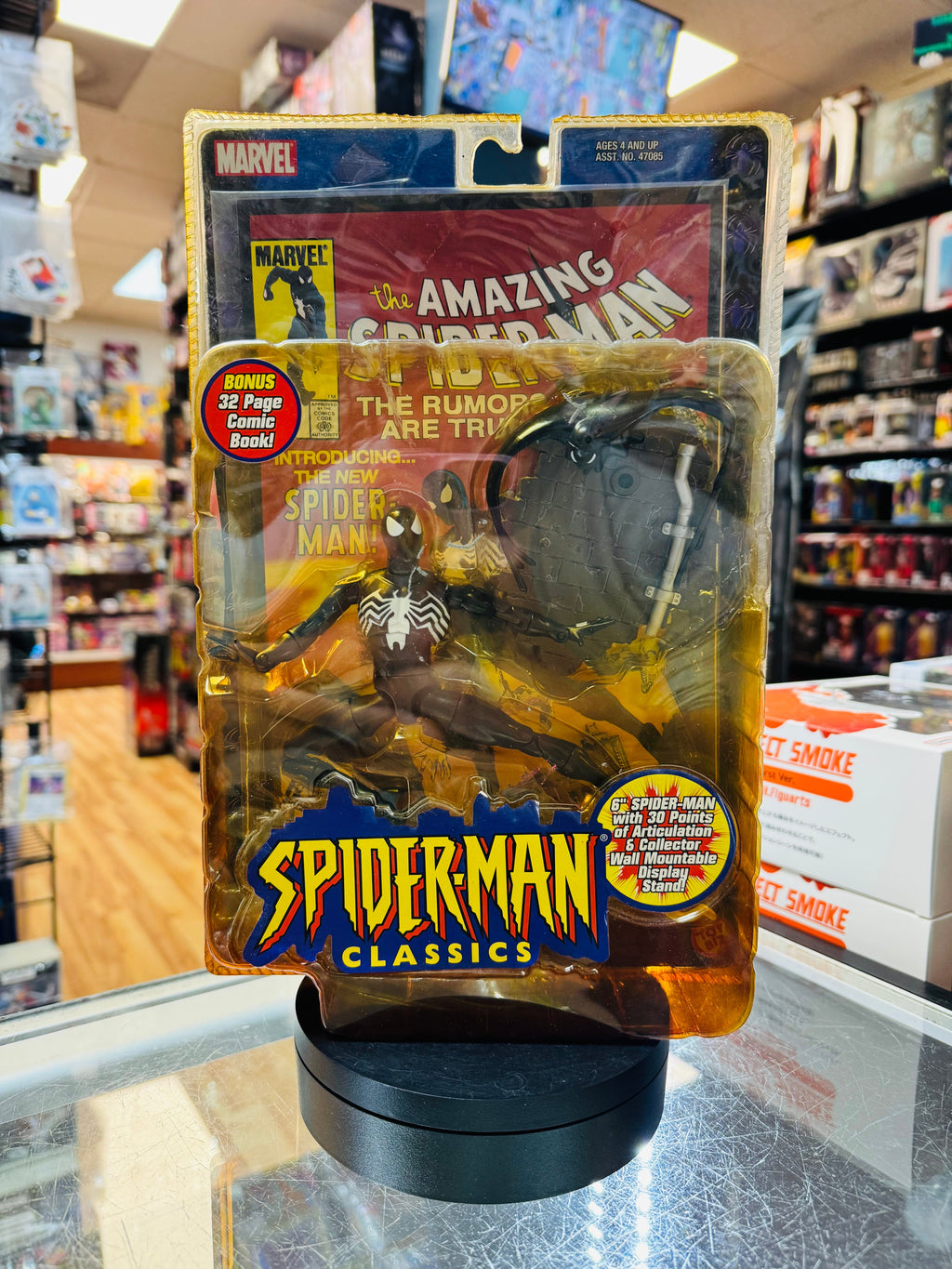 Black Suit Spider-Man (Vintage Marvel Legends, Toybiz) *SEALED* product image 1, provided for visual reference and product