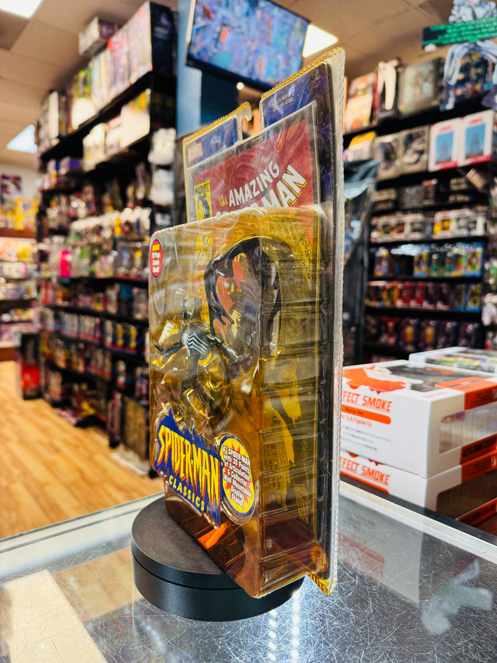 Black Suit Spider-Man (Vintage Marvel Legends, Toybiz) *SEALED* product image 2, provided for visual reference and product