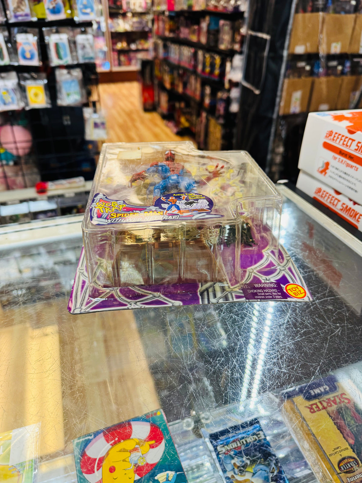 Web Trap Spider-Man (Vintage Marvel, Toybiz) *SEALED* product image 5, provided for visual reference and product detail