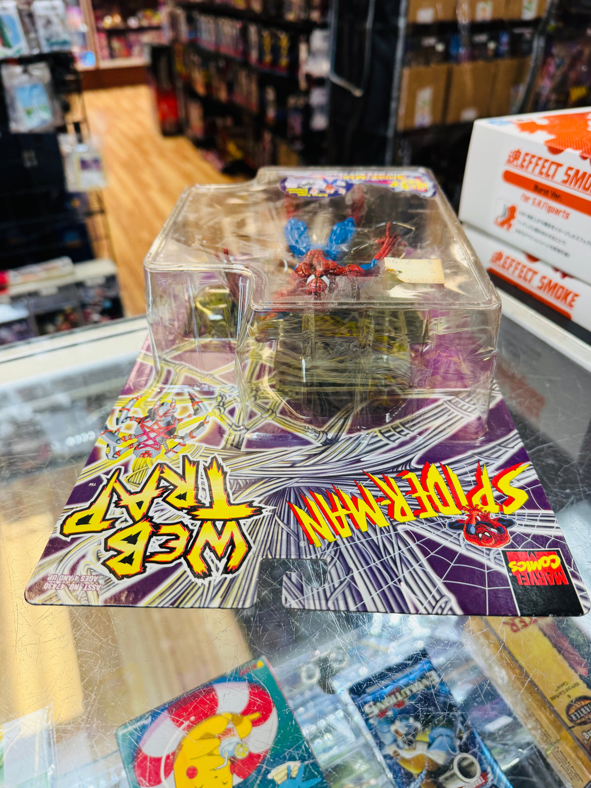 Web Trap Spider-Man (Vintage Marvel, Toybiz) *SEALED* product image 6, provided for visual reference and product detail