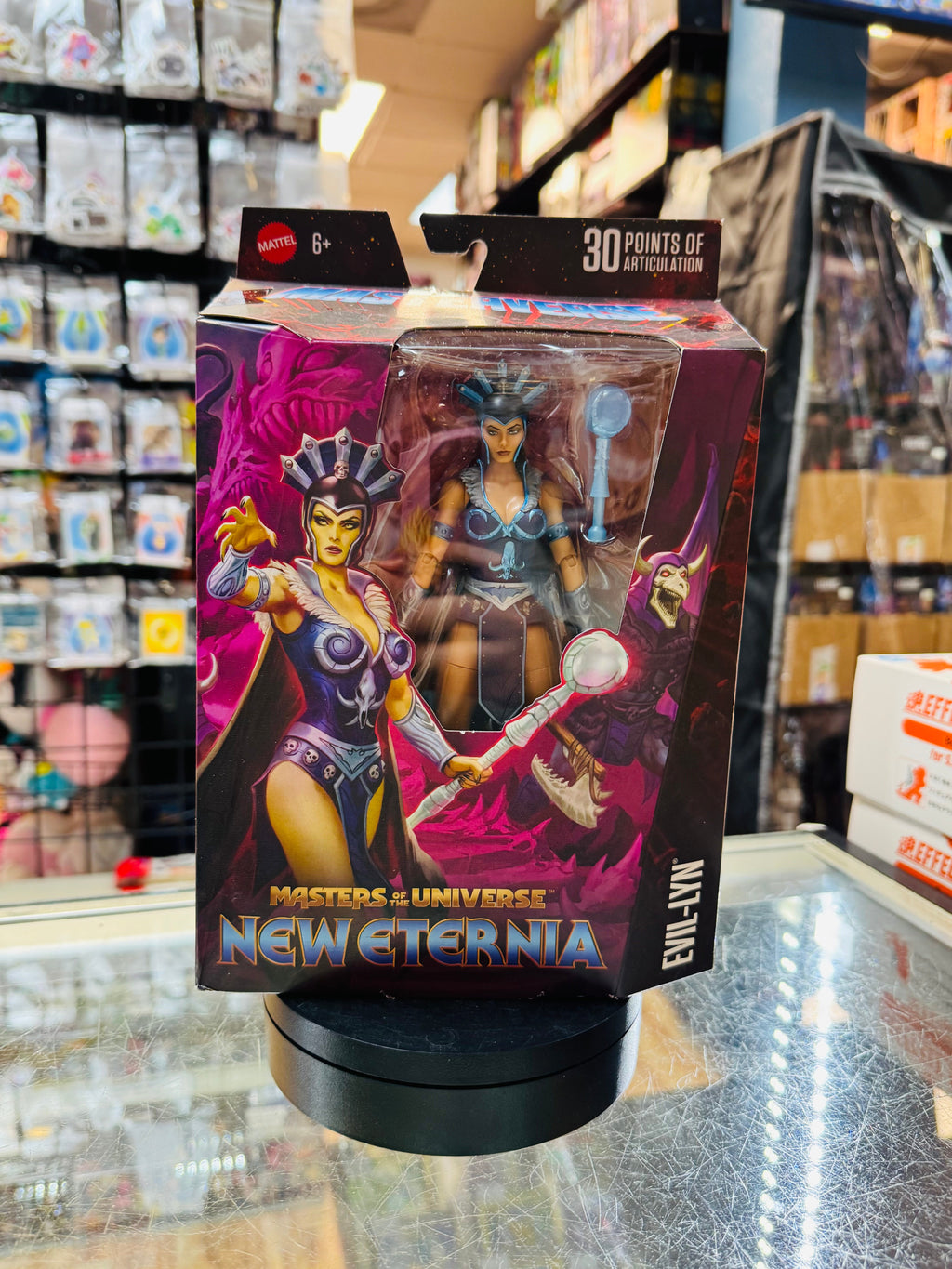 New Eternia Evil Lyn (MOTU Masterverse, Mattel) *SEALED* product image 1, provided for visual reference and product detail