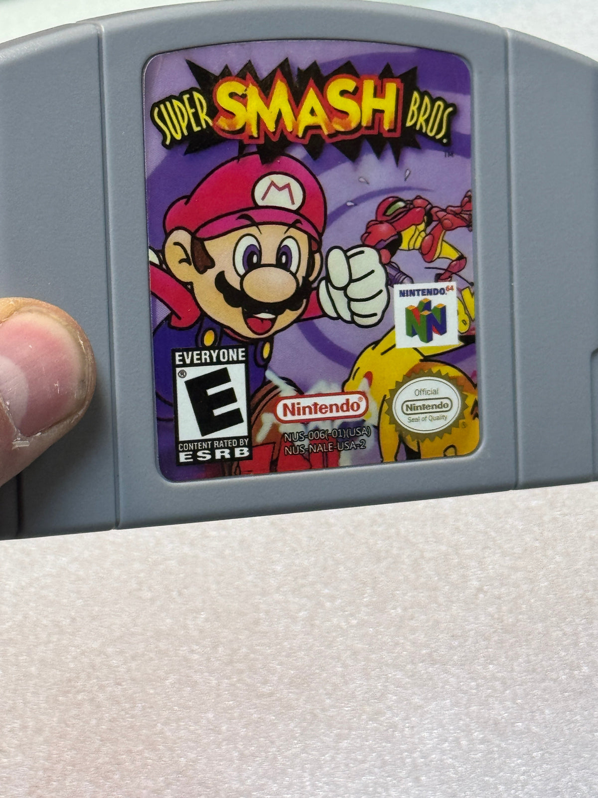 Super Smash Brother (Nintendo N64, Video Game) **TESTED WORKING** product image 4, provided for visual reference and product