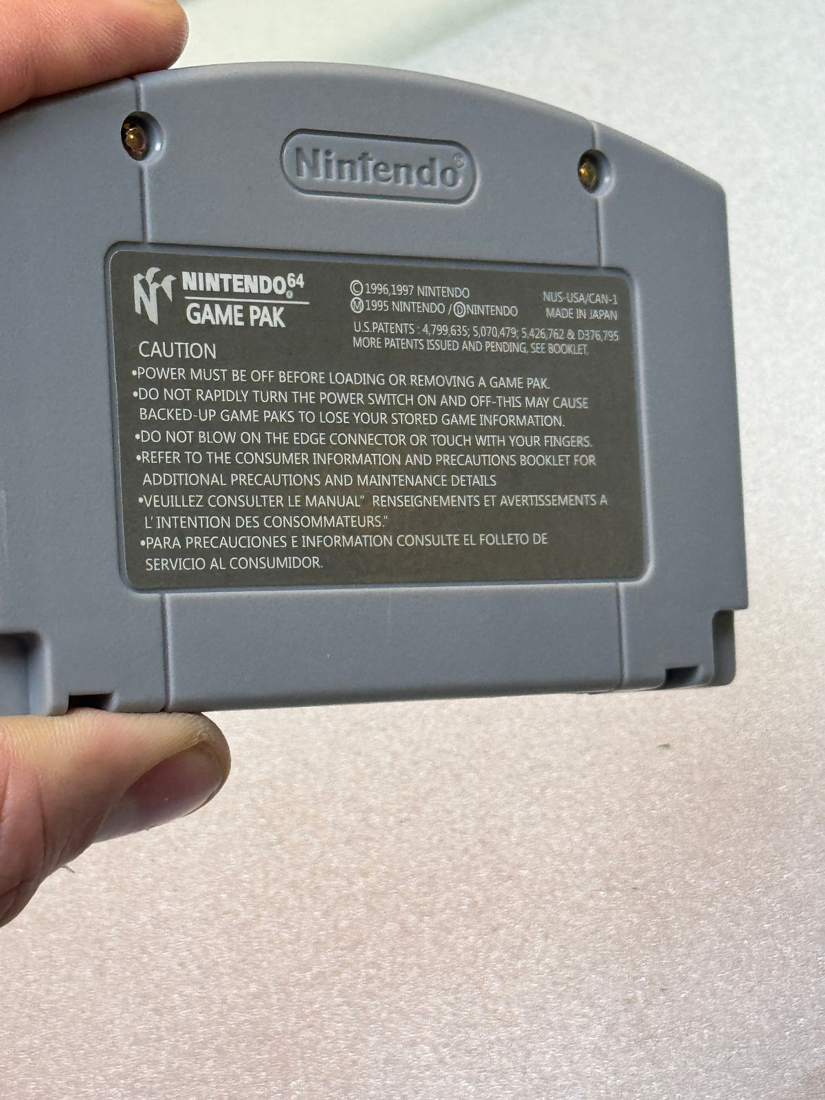 Super Smash Brother (Nintendo N64, Video Game) **TESTED WORKING** product image 2, provided for visual reference and product