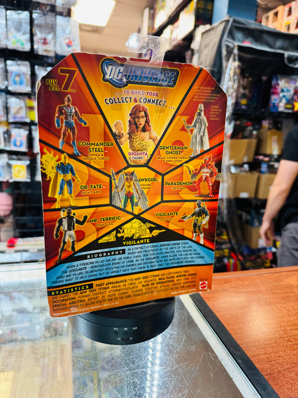 Vigilante -BAF Giganta- (DC Universe, Mattel) **SEALED** product image 3, provided for visual reference and product detail