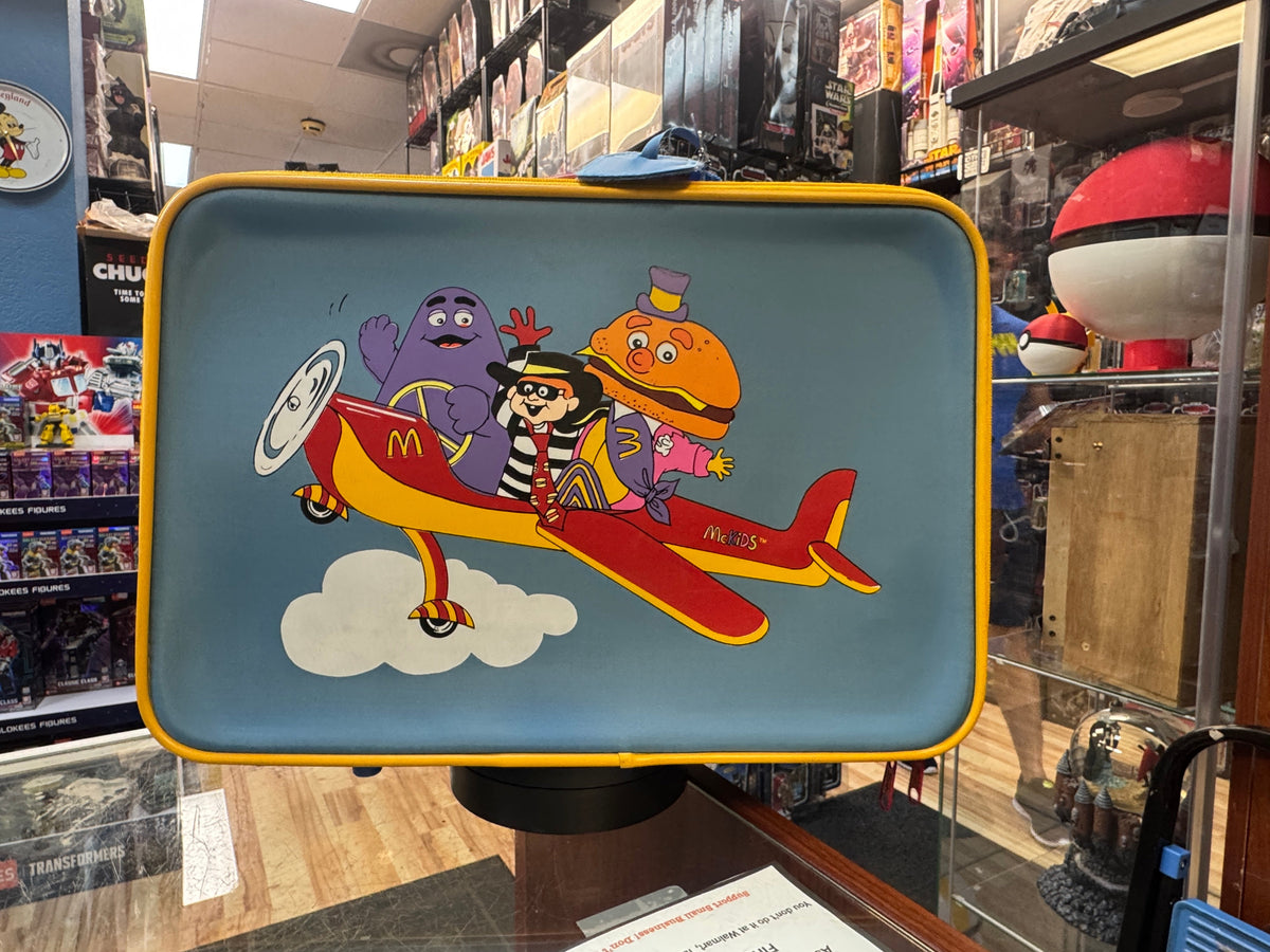 Grimace & Hamburgler Blue Suitcase (Vintage McDonalds, McKids) product image 1, provided for visual reference and product
