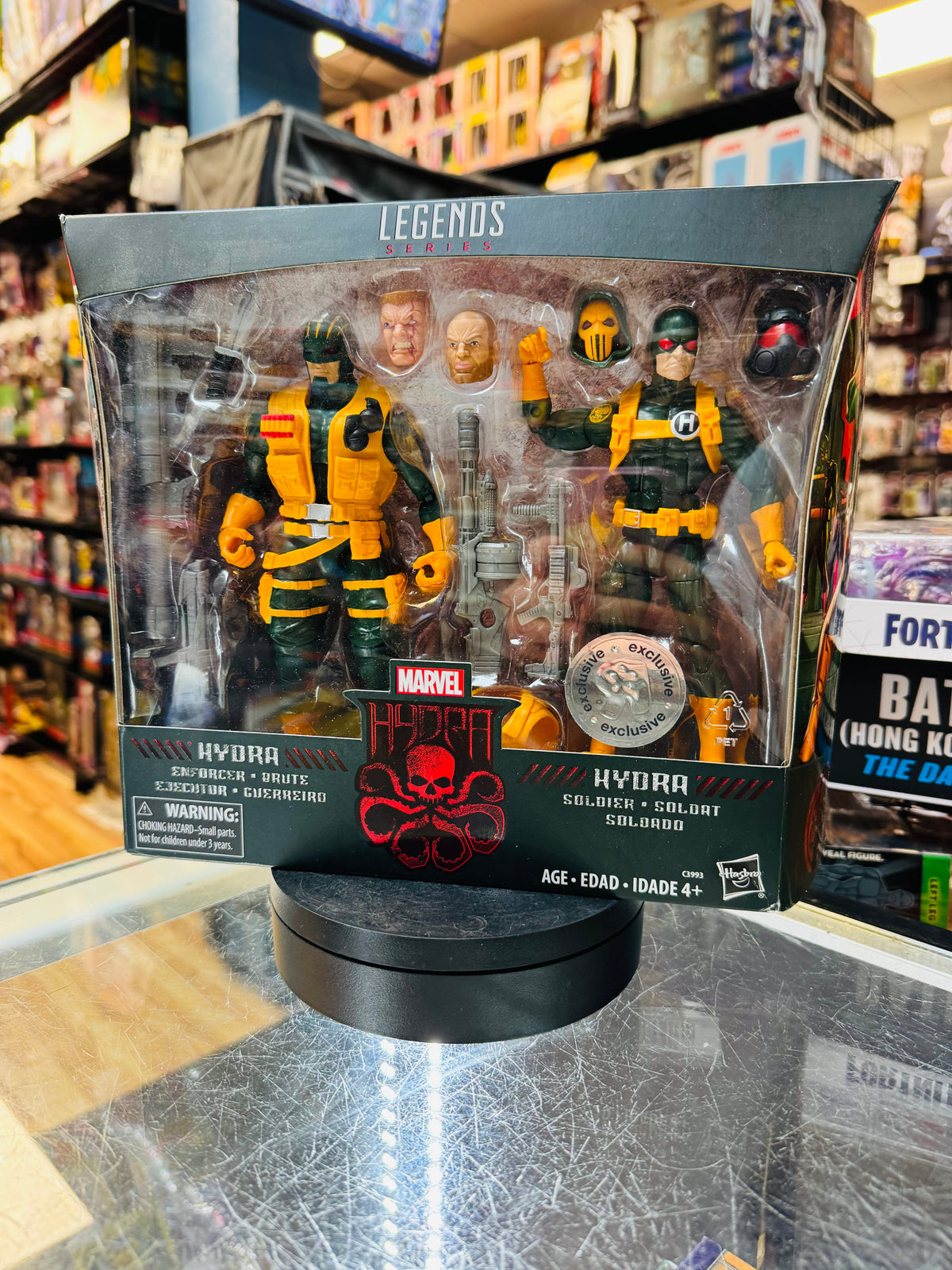 Hydra Soldier & Enforcer (Marvel Legends, Hasbro) **SEALED** product image 1, provided for visual reference and product