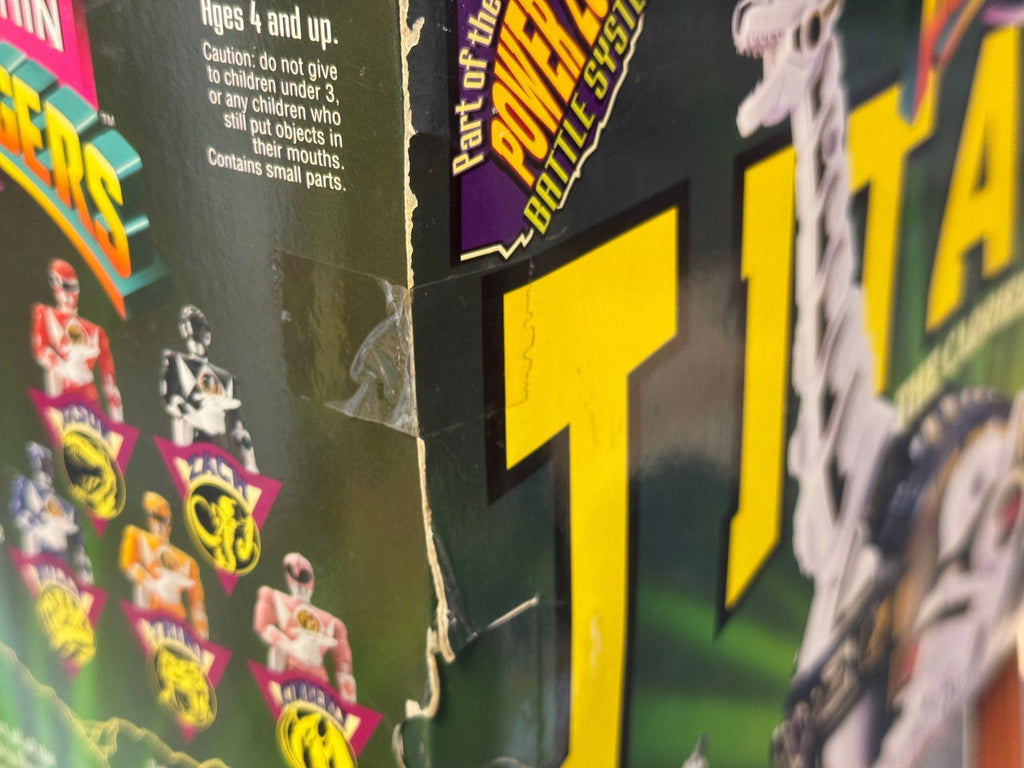 Titanus Carrier Zord (Vintage MMPR Power Rangers, Bandai) NEW product image 13, provided for visual reference and product