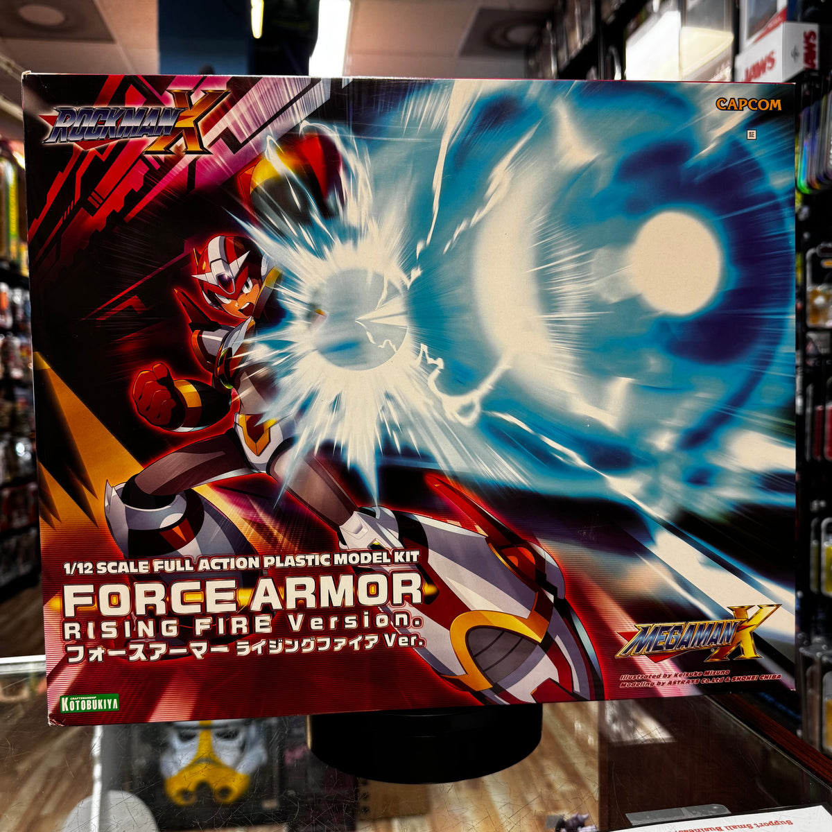 Mega Man Force Armor Rising Fire VER. 1/12 Scale Model Kit 8092 (Mega Man, Kotobukiya) product image 1, provided for visual