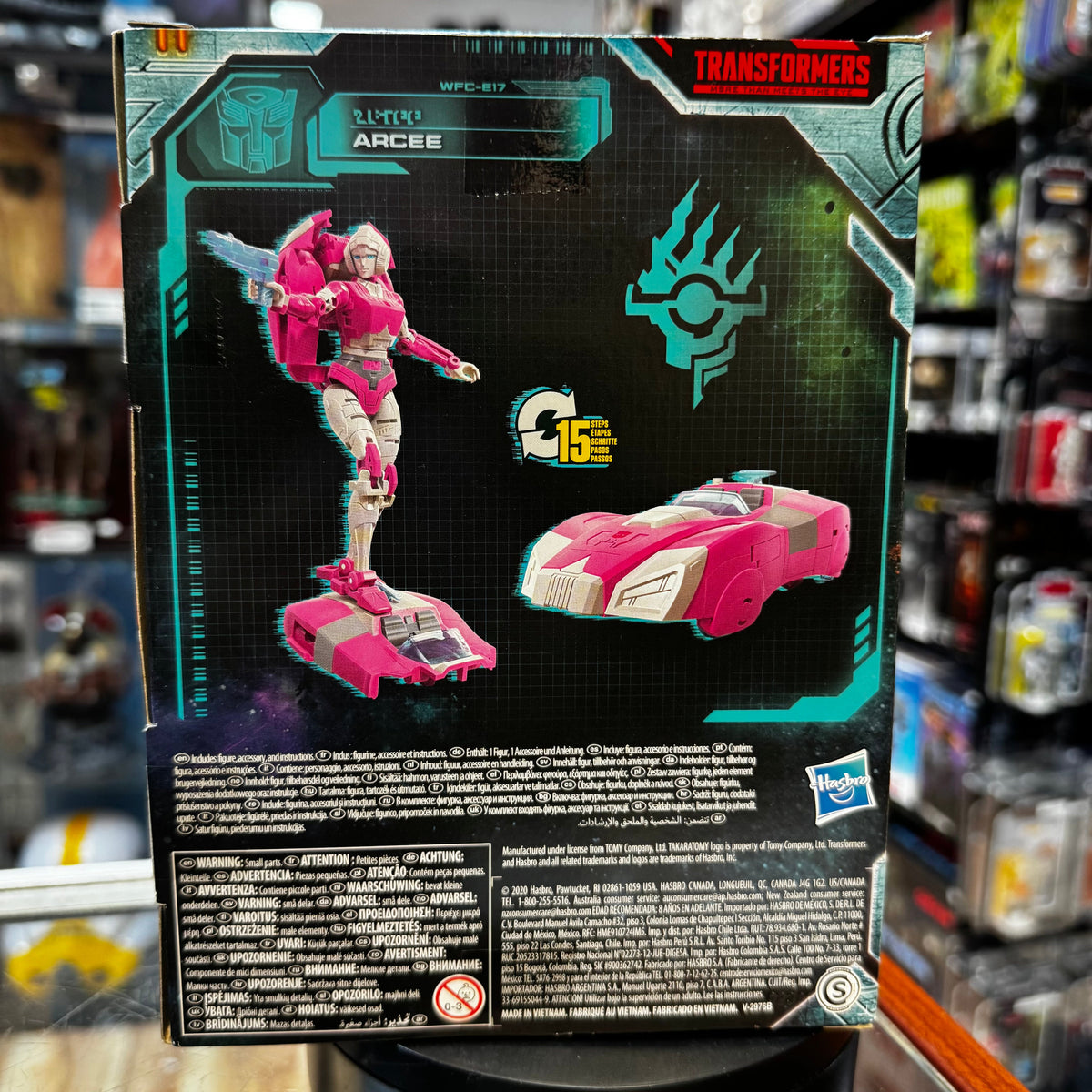Arcee Earthrise Deluxe Class (Transformers Generations, Hasbro) Sealed product image 11, provided for visual reference and