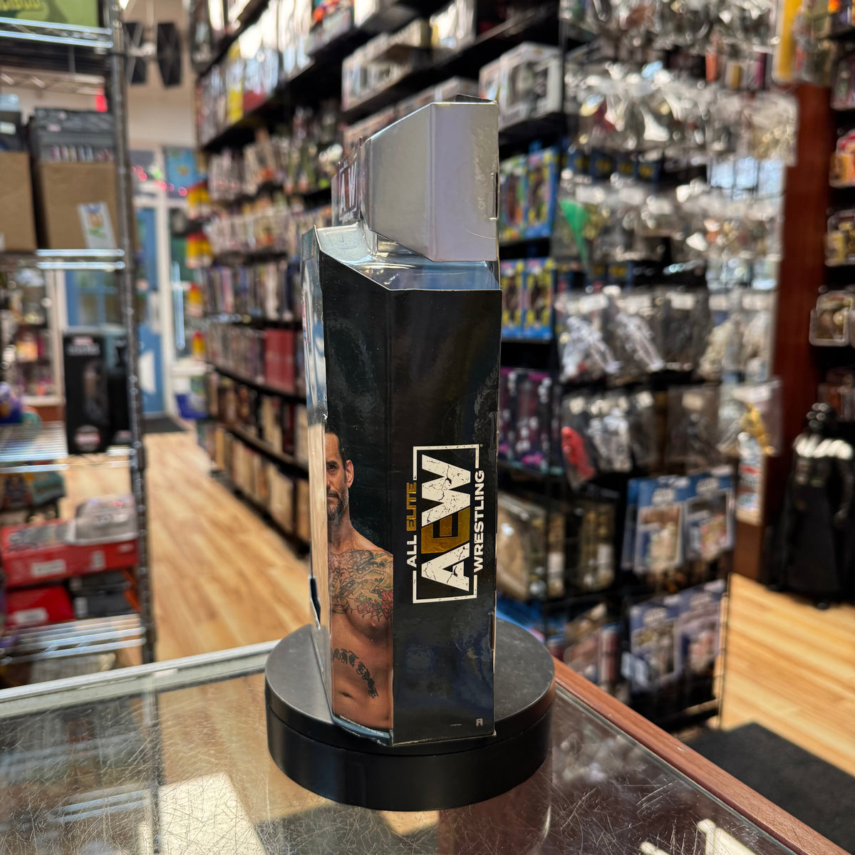 CM Punk #30 -Chase 1 of 5000- (AEW All Elite Wrestling, Jazwares) **SEALED** product image 2, provided for visual reference