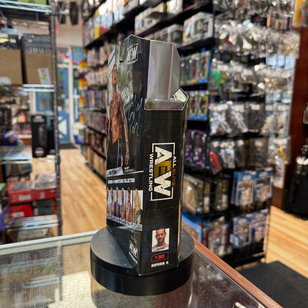 CM Punk #30 -Chase 1 of 5000- (AEW All Elite Wrestling, Jazwares) **SEALED** product image 4, provided for visual reference