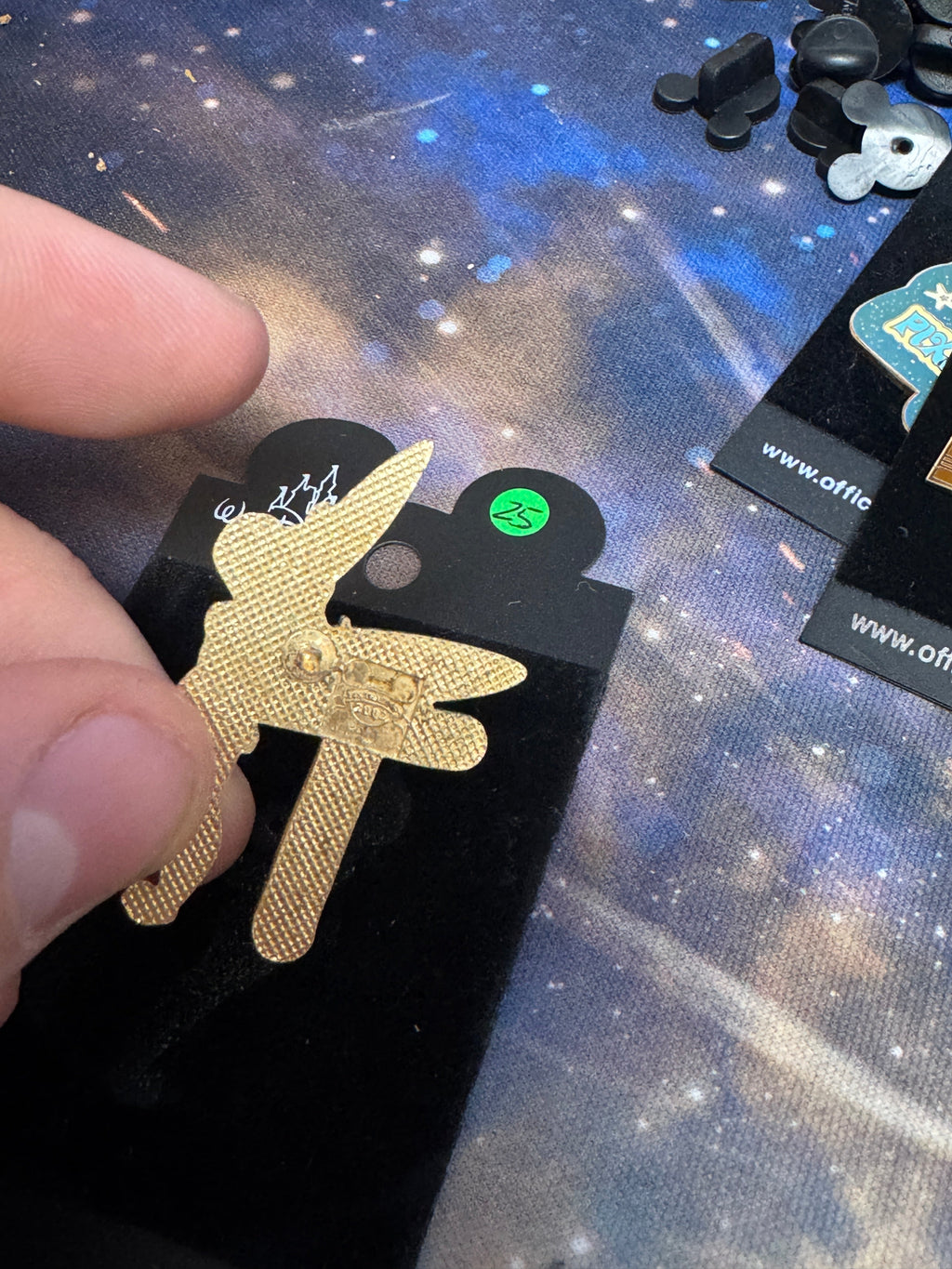 Tinkerbell with Letter (Disney, Pin Traders) product image 2, provided for visual reference and product detail review