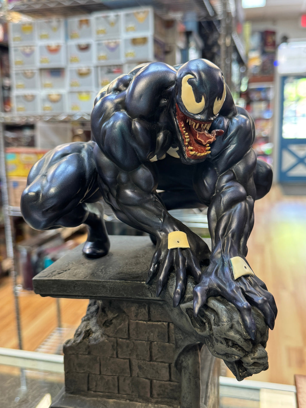 Classic Venom Full-Size Statue (Vintage Bowen Designs, Marvel) **No Box** product image 6, provided for visual reference and