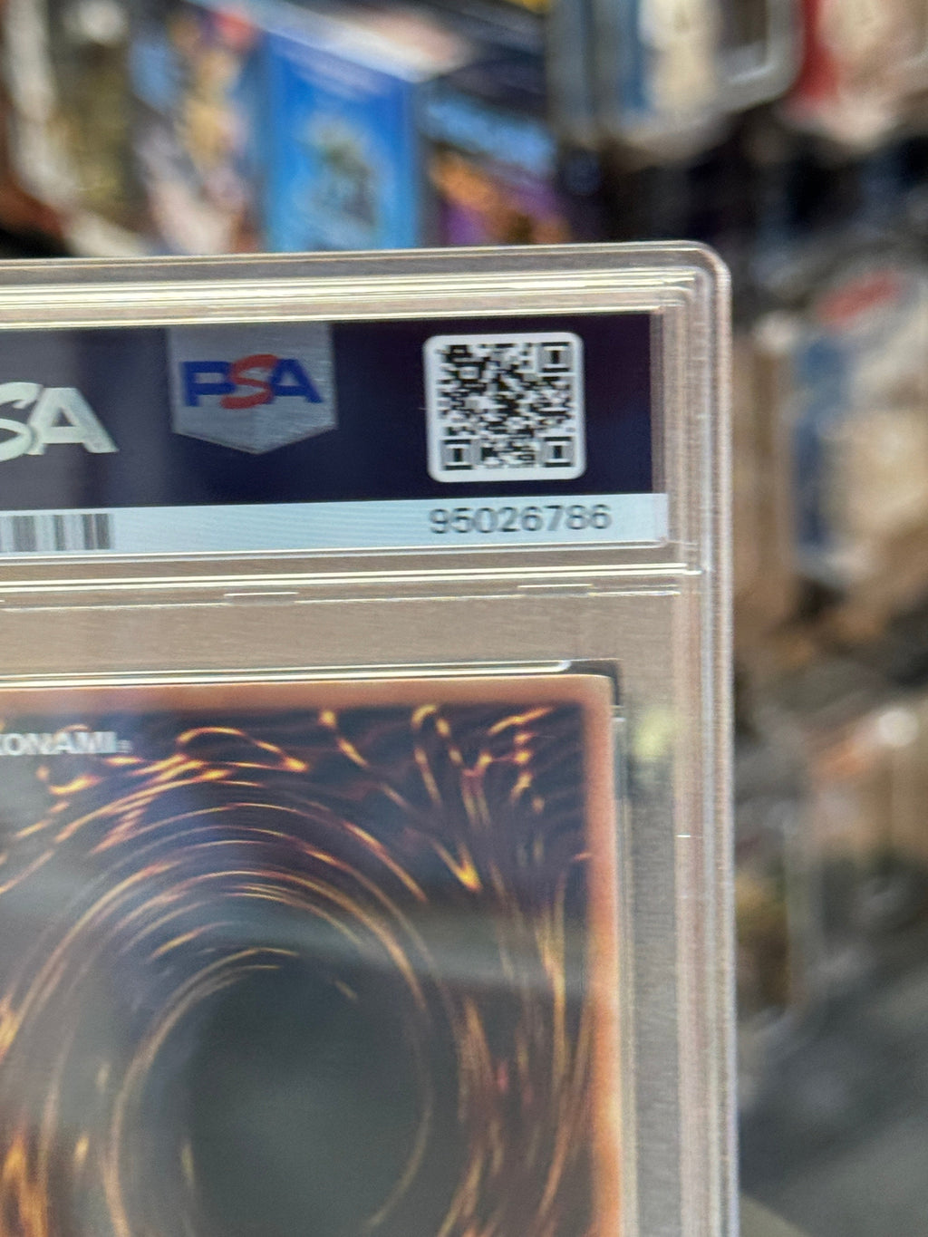 SDK-001 Blue Eyes White Dragon 2002 (Kazuki, Yu Gi Oh) ** PSA Graded 8 ** product image 4, provided for visual reference and