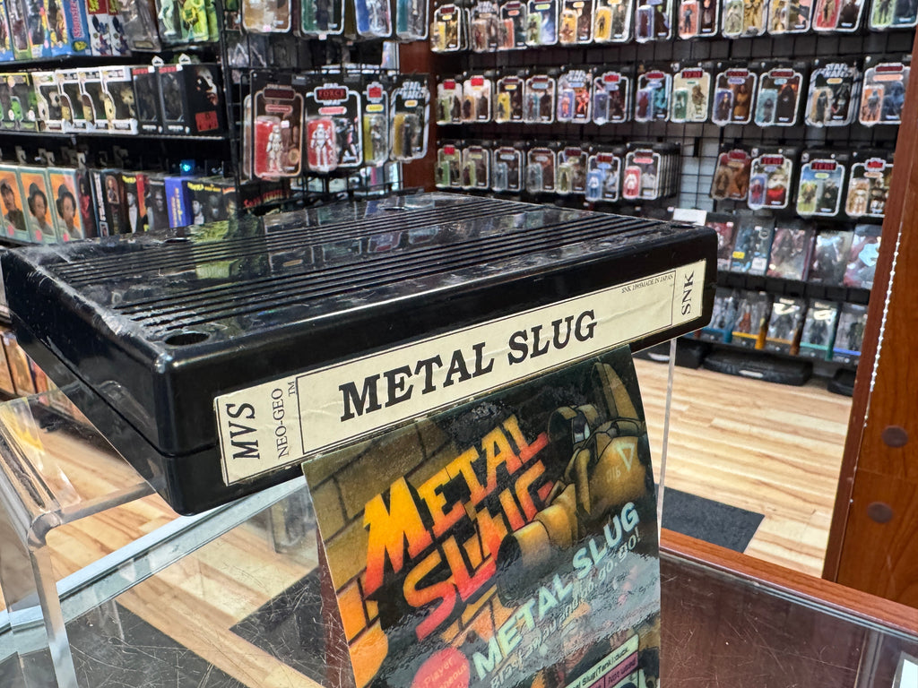 Metal Slug SNK with Display Placard (Neo Geo, Vintage Video Game) **TESTED** product image 7, provided for visual reference