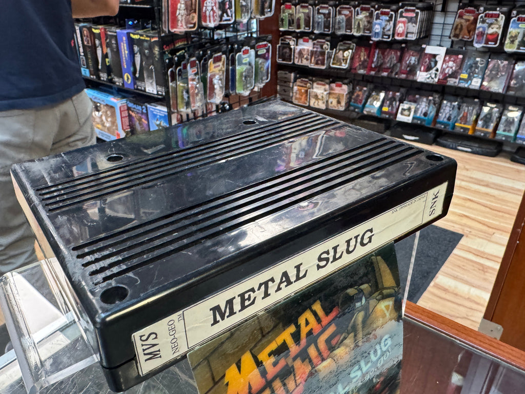 Metal Slug SNK with Display Placard (Neo Geo, Vintage Video Game) **TESTED** product image 6, provided for visual reference