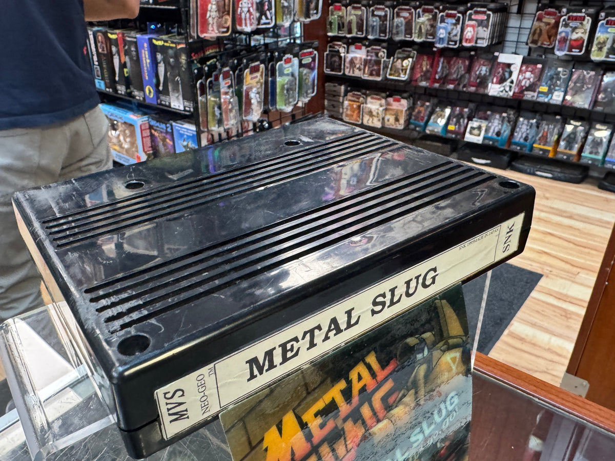 Metal Slug SNK with Display Placard (Neo Geo, Vintage Video Game) **TESTED** product image 6, provided for visual reference