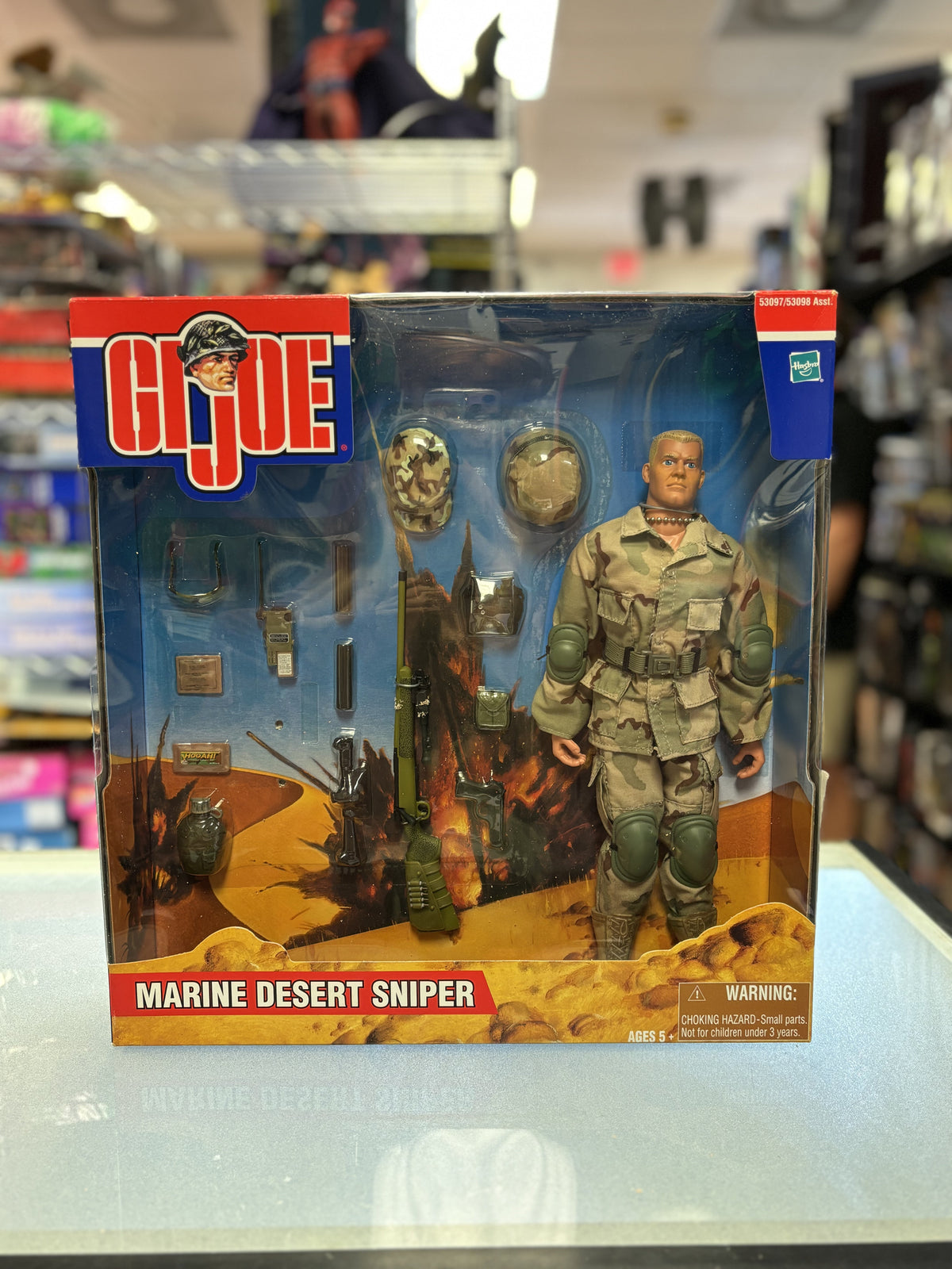 Marine Desert Sniper 12" Figure (Vintage GI Joe, Hasbro) product image 1, provided for visual reference and product detail