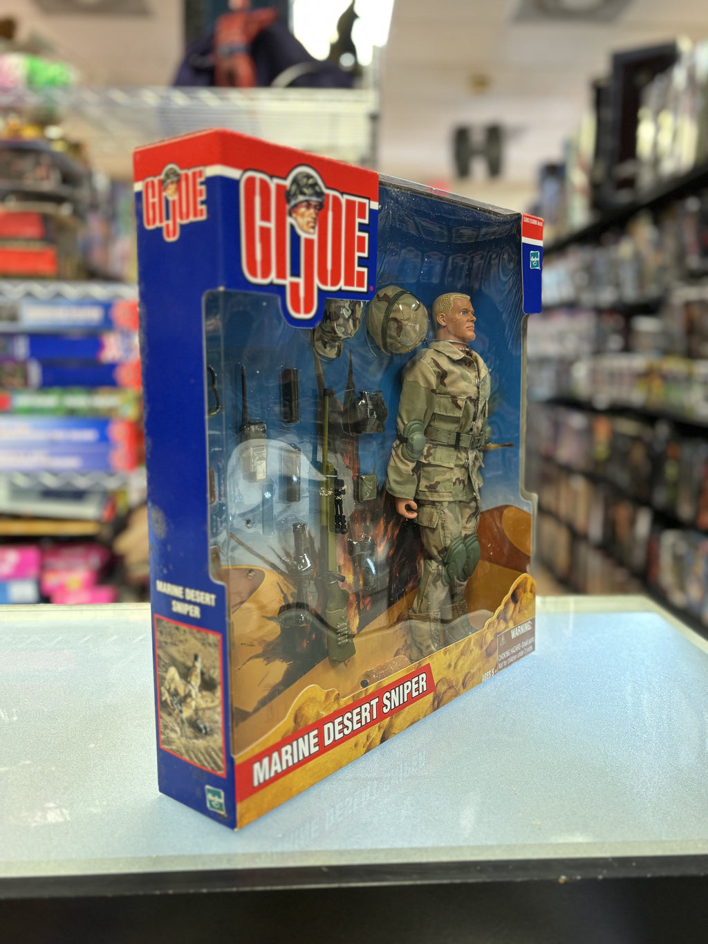 Marine Desert Sniper 12" Figure (Vintage GI Joe, Hasbro) product image 2, provided for visual reference and product detail