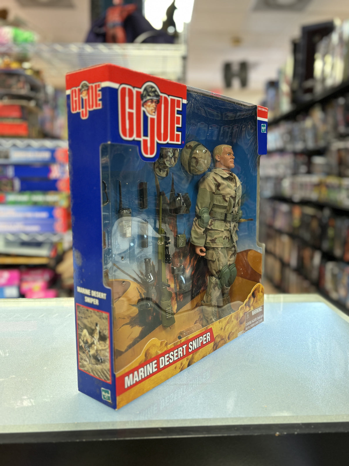 Marine Desert Sniper 12" Figure (Vintage GI Joe, Hasbro) product image 2, provided for visual reference and product detail