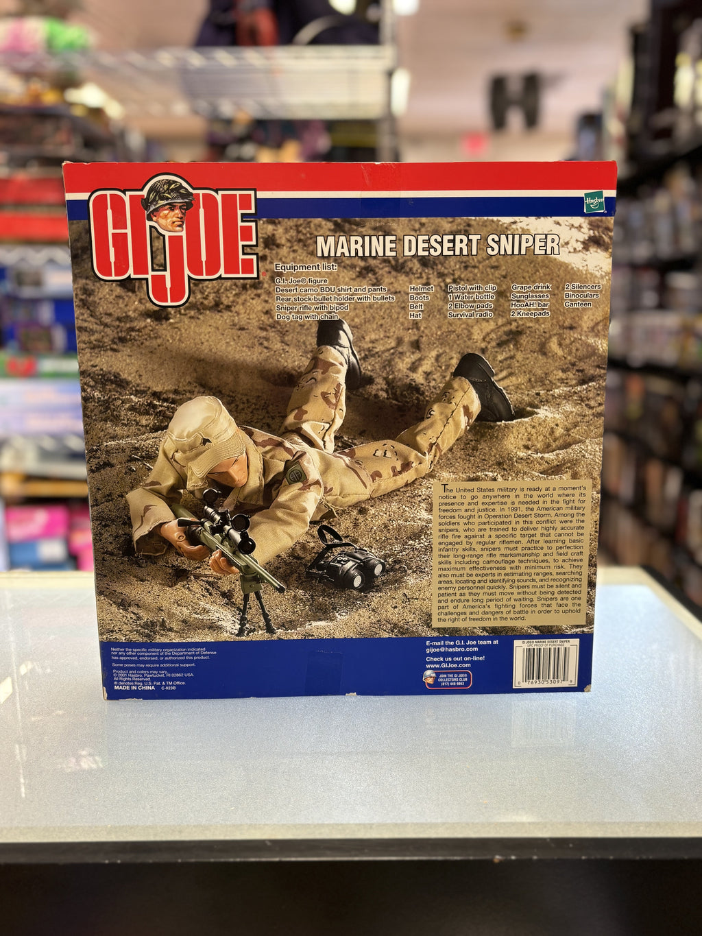 Marine Desert Sniper 12" Figure (Vintage GI Joe, Hasbro) product image 3, provided for visual reference and product detail