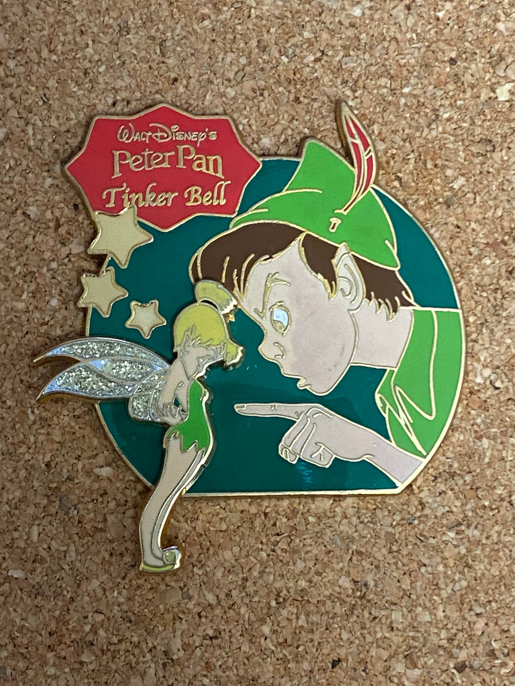 Peter Pan Scolding Tinkerbell (Disney, Pin Traders) product image 1, provided for visual reference and product detail review