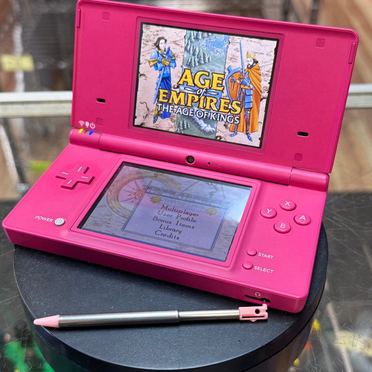 Nintendo DSi Pink (Nintendo, Handheld Gaming) **Tested Working** product image 5, provided for visual reference and product