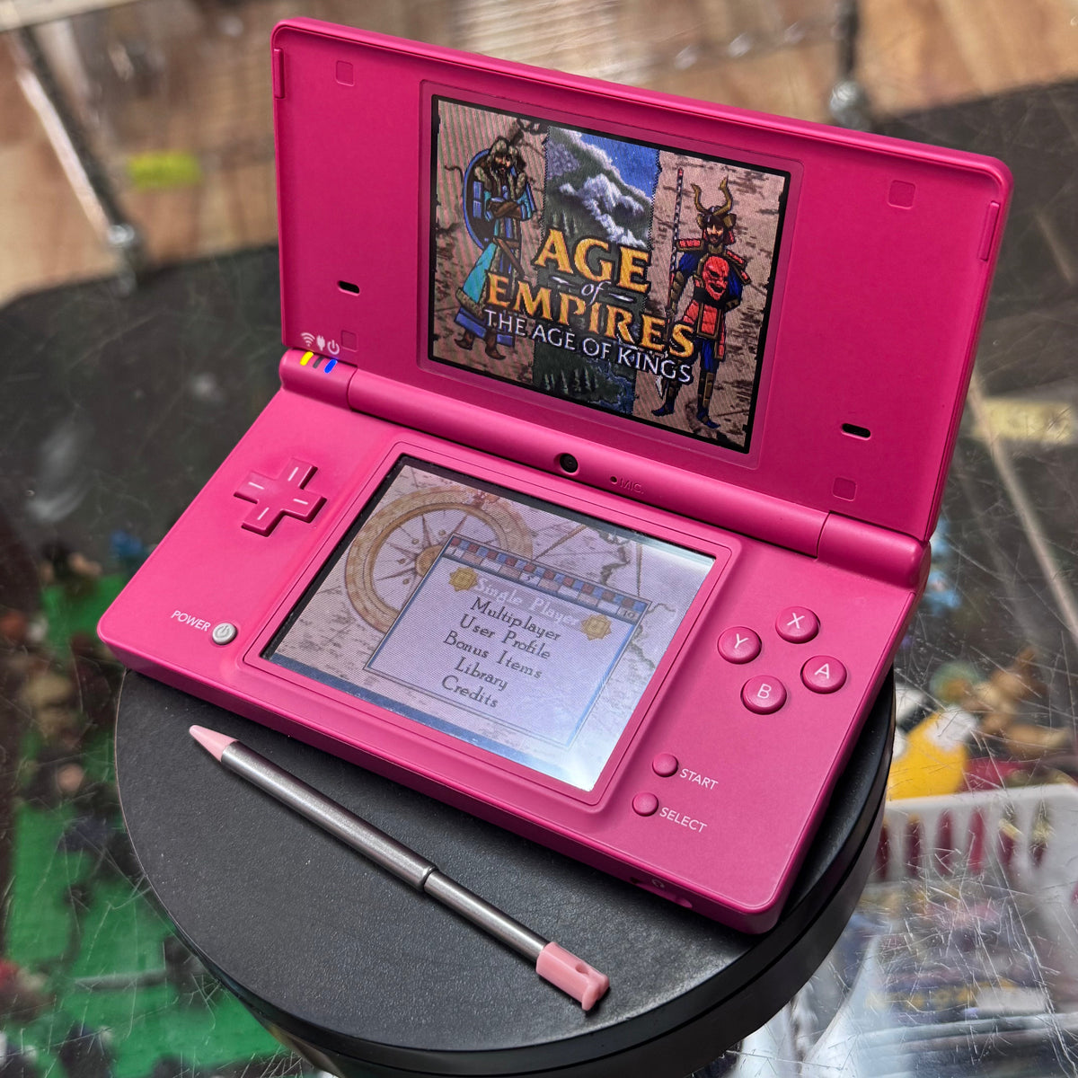 Nintendo DSi Pink (Nintendo, Handheld Gaming) **Tested Working** product image 7, provided for visual reference and product