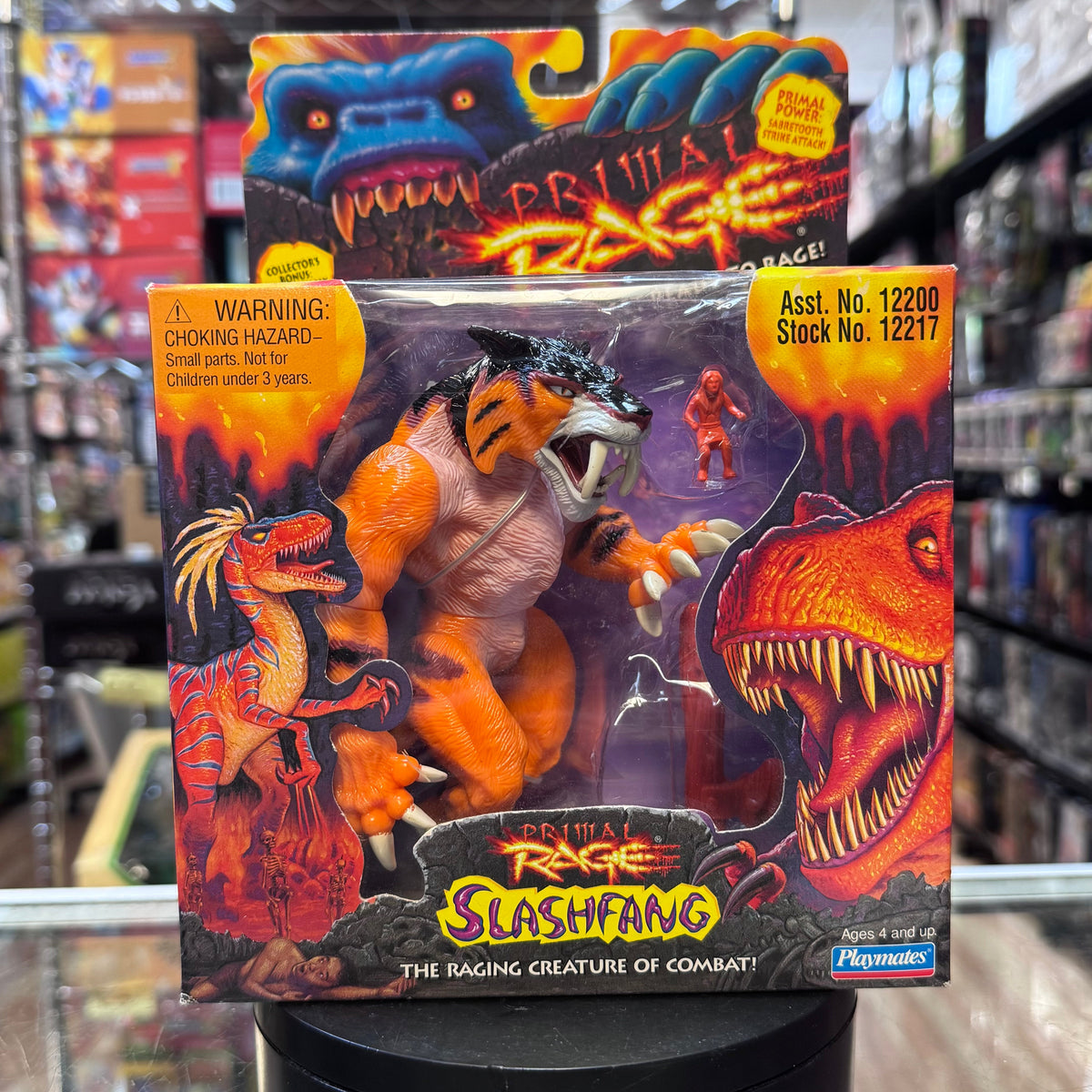 Slashfang 8139 (Vintage Primal Rage, Playmates) Sealed product image 3, provided for visual reference and product detail