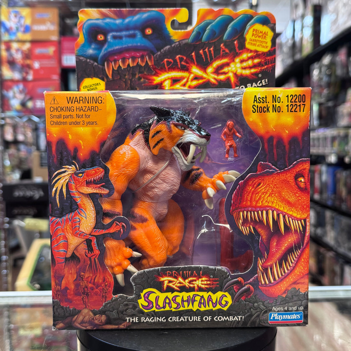Slashfang 8139 (Vintage Primal Rage, Playmates) Sealed product image 5, provided for visual reference and product detail