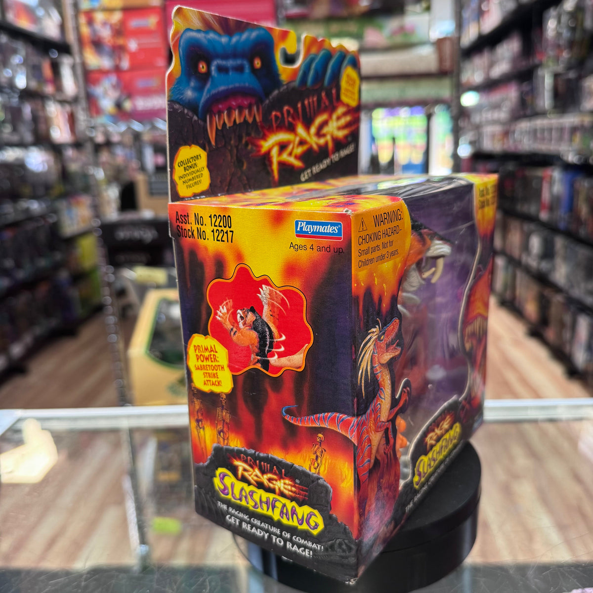 Slashfang 8139 (Vintage Primal Rage, Playmates) Sealed product image 6, provided for visual reference and product detail
