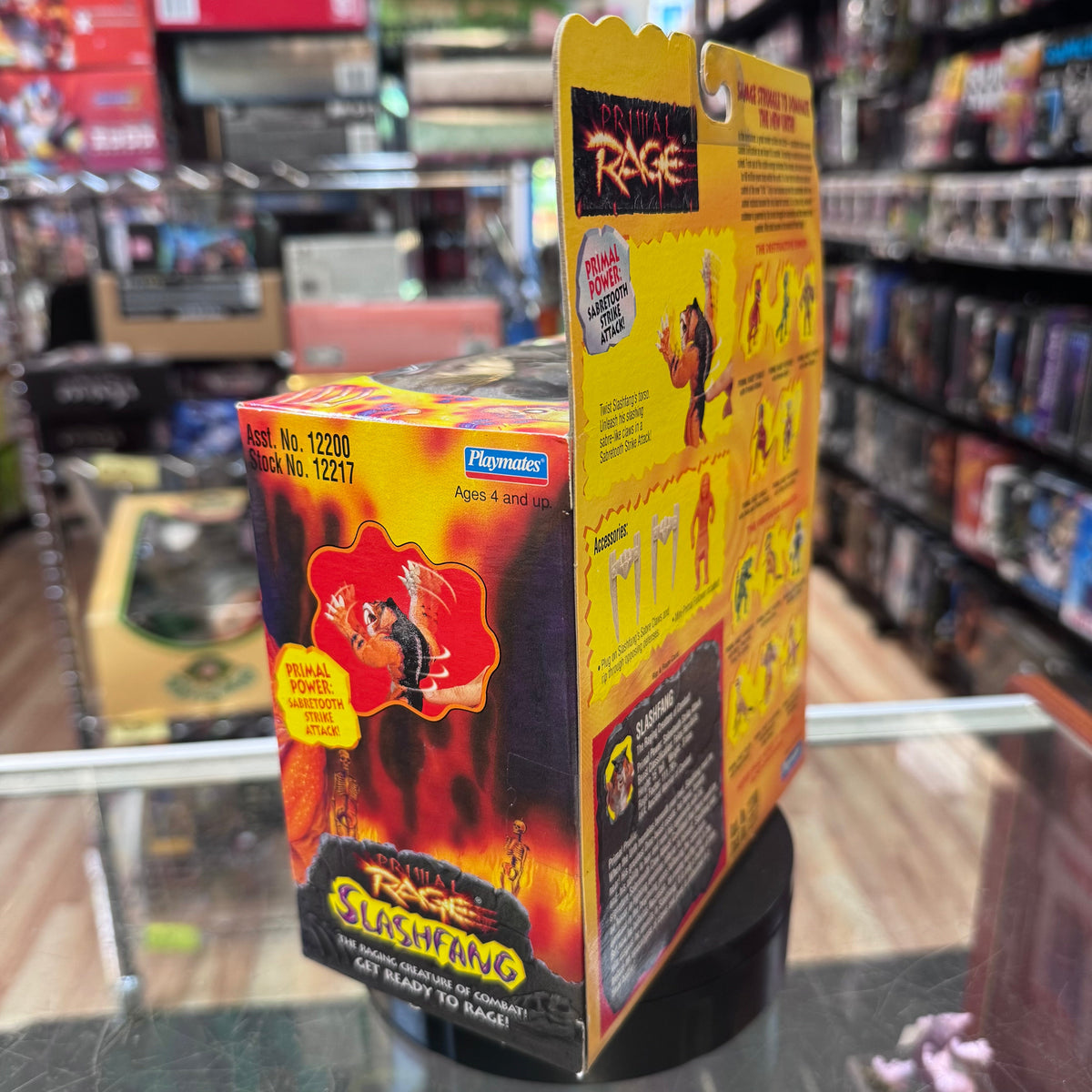 Slashfang 8139 (Vintage Primal Rage, Playmates) Sealed product image 8, provided for visual reference and product detail