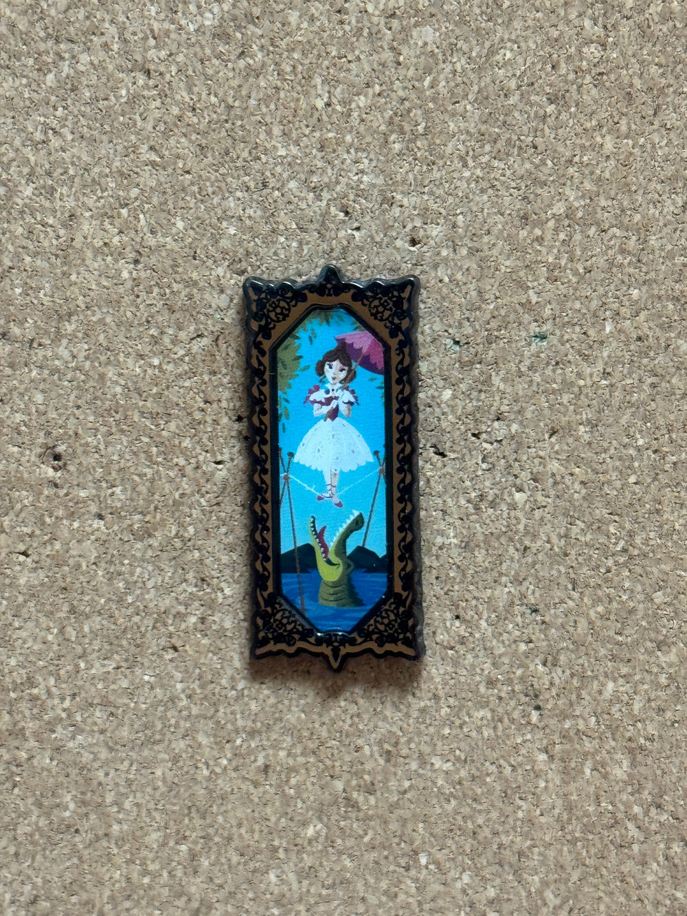Tightright Girl Stretching Portrait (Disney, Pin Traders)