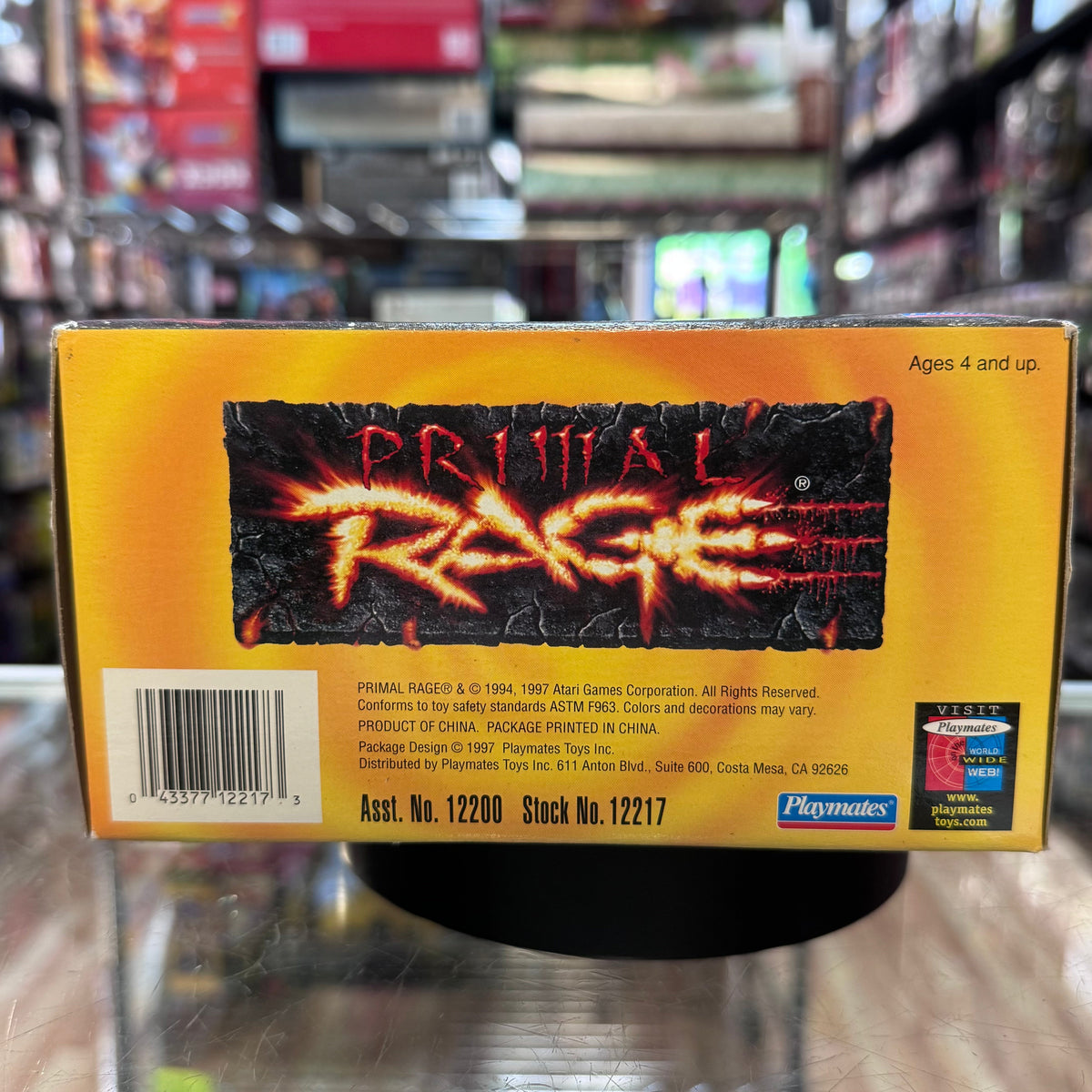 Slashfang 8139 (Vintage Primal Rage, Playmates) Sealed product image 10, provided for visual reference and product detail