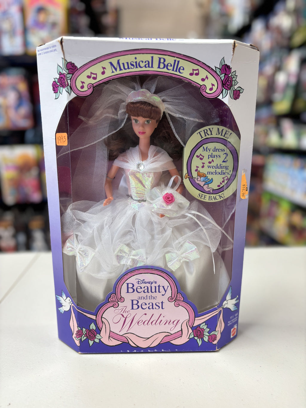Musical Belle (Disney, Mattel) Sealed product image 1, provided for visual reference and product detail review